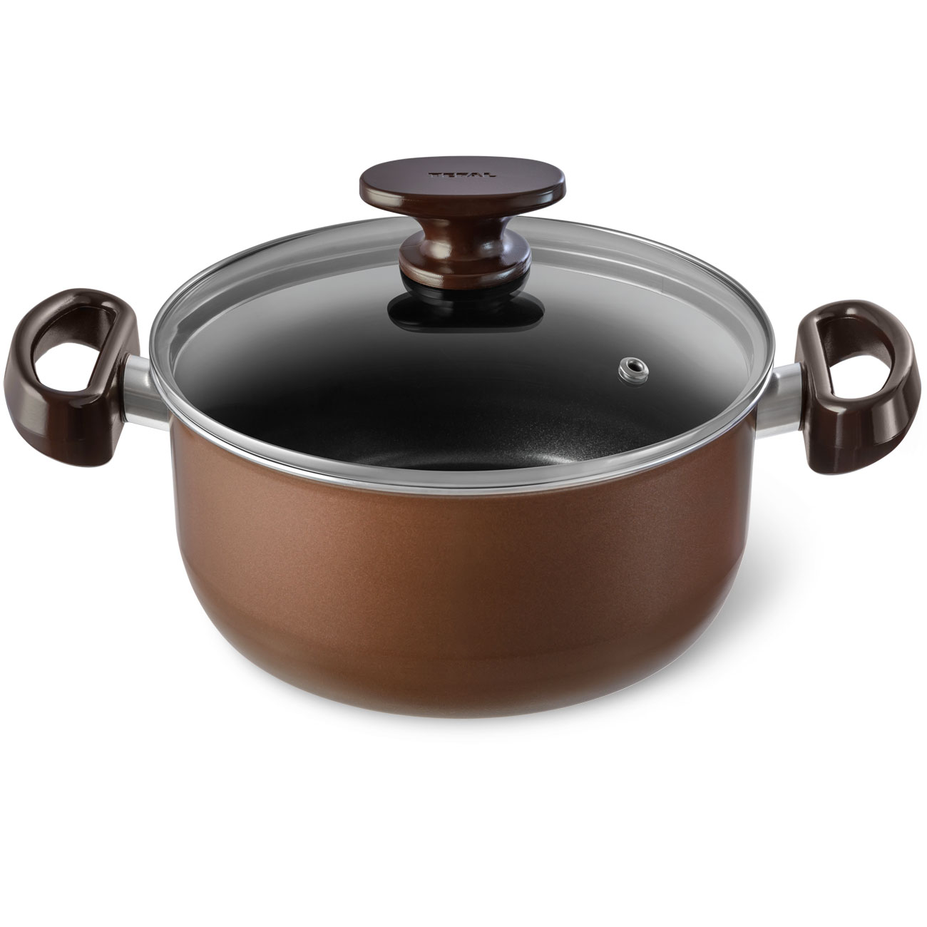 Набор посуды (антипригарное покрытие) Tefal 6 предметов Tendance Brownie (041082830)