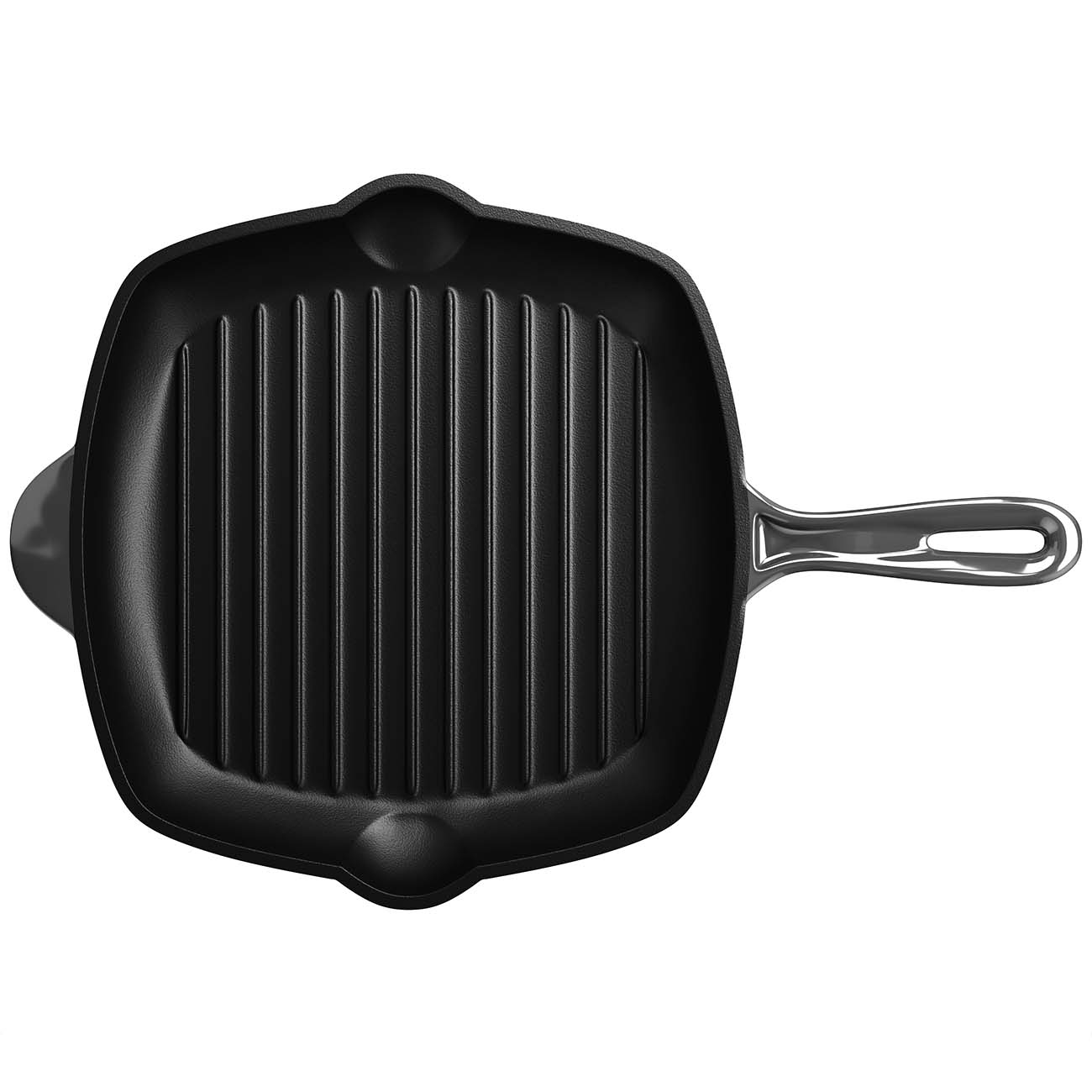 Сковорода гриль Inhouse 27см Grey (IHOSKGR27)