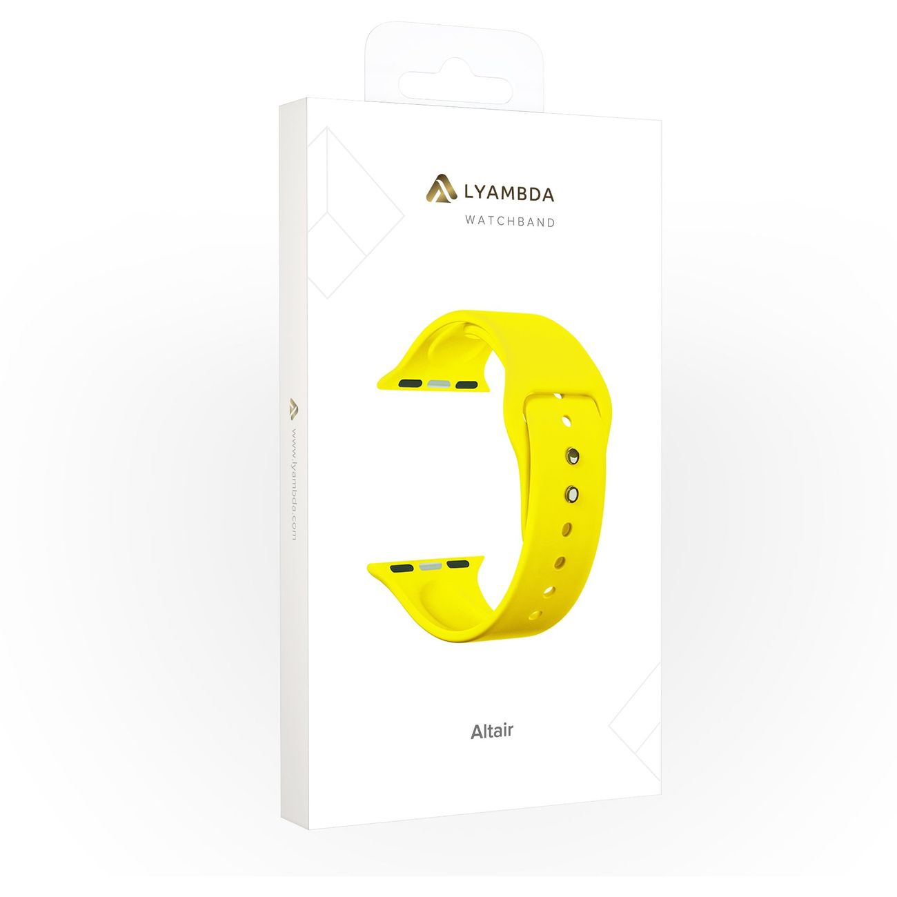 Силиконовый ремешок LYAMBDA ALTAIR для Apple Watch 42/44/45/49/Ultra/Ultra2 mm DS-APS08-44-YL Yellow