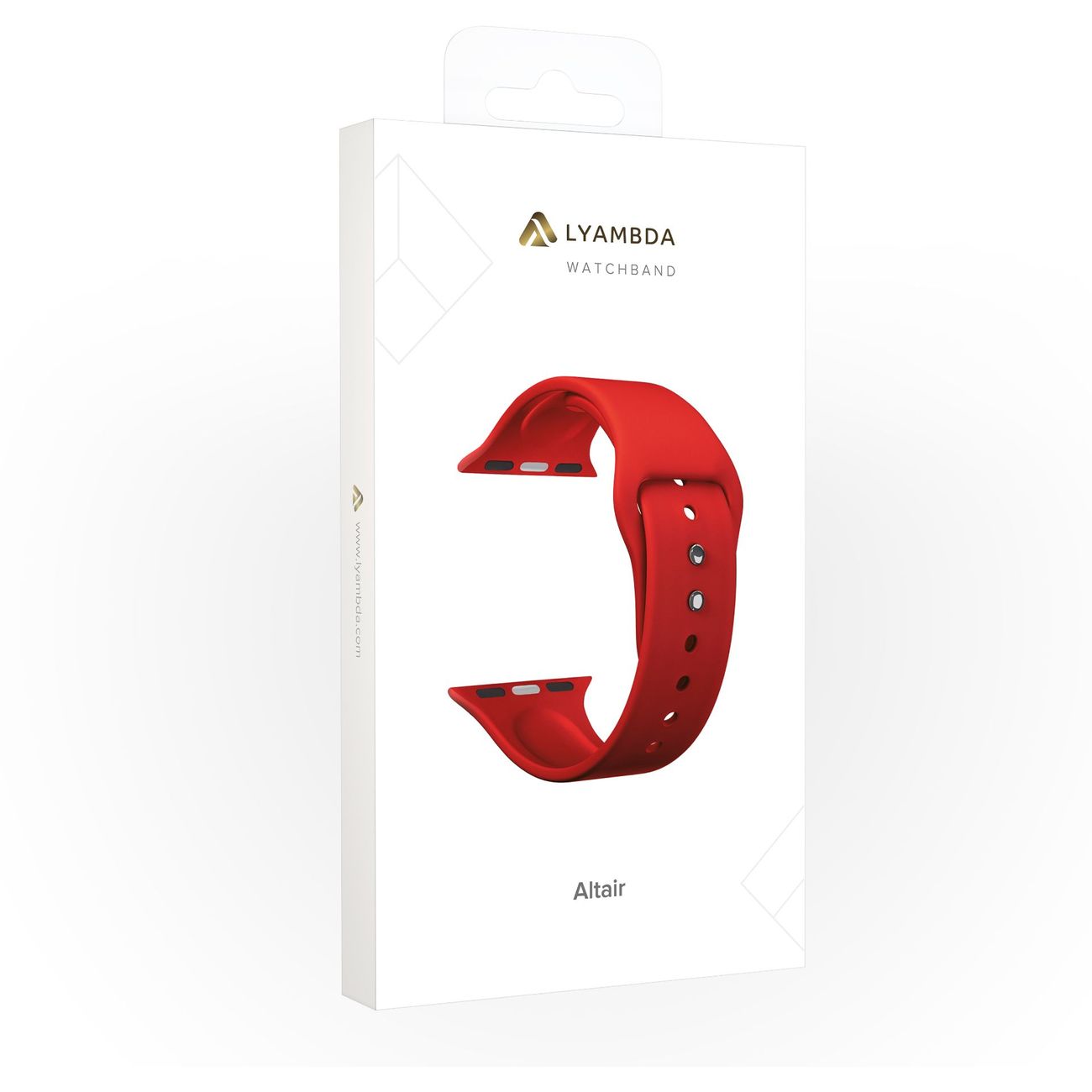 Силиконовый ремешок LYAMBDA ALTAIR для Apple Watch 42/44/45/49/Ultra/Ultra2 mm DS-APS08-44-RD Red