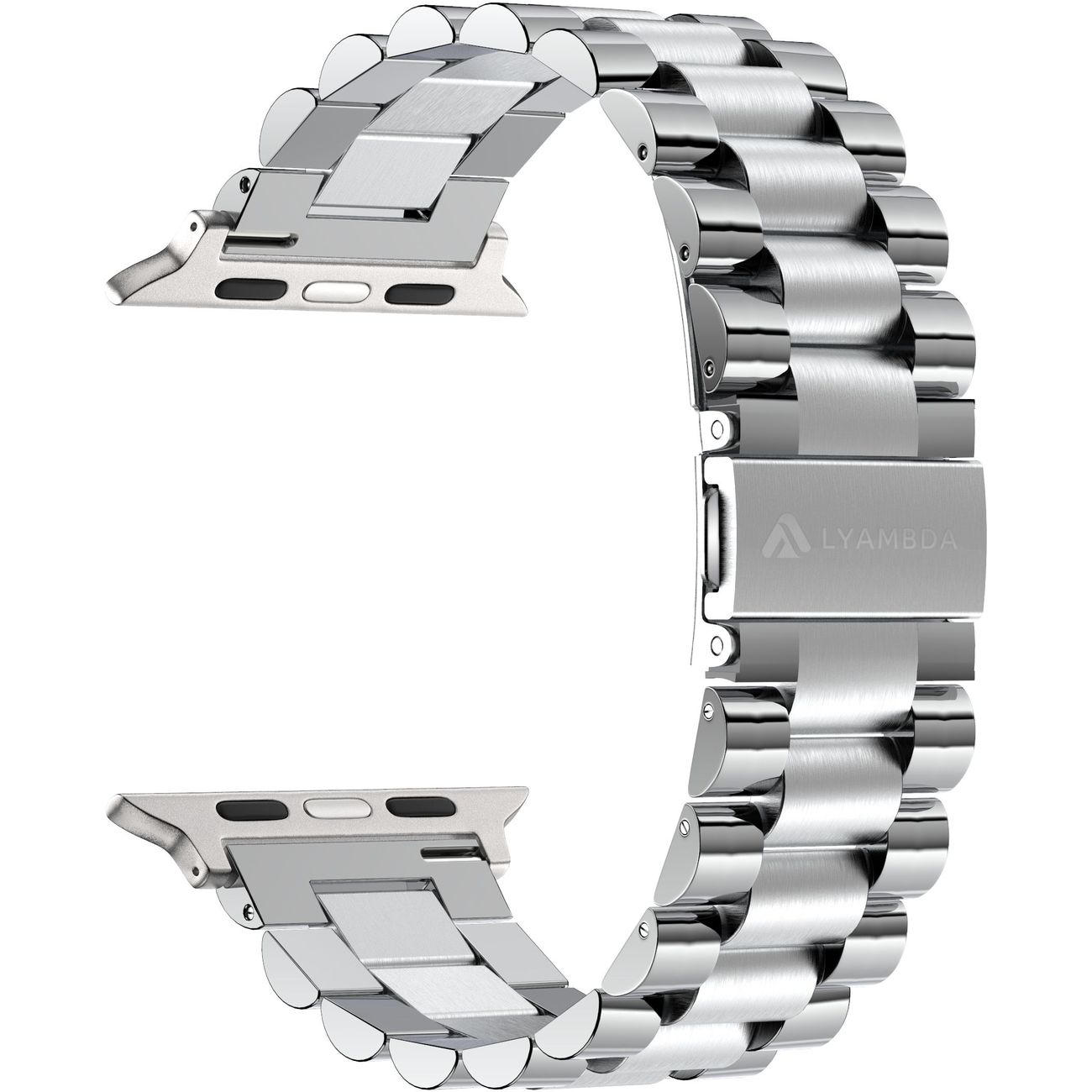Стальной ремешок LYAMBDA KEID для Apple Watch 38/40/41 mm DS-APG-02-40-SL серебристый фото