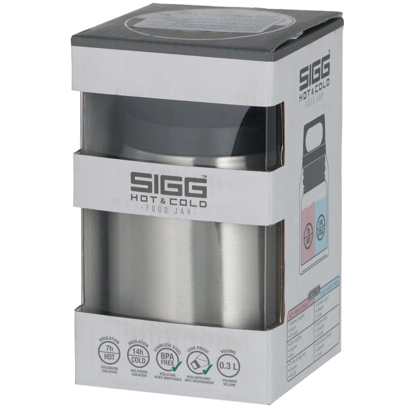 Термос Sigg H&C Food Jar Brushed 300мл (8592.10)