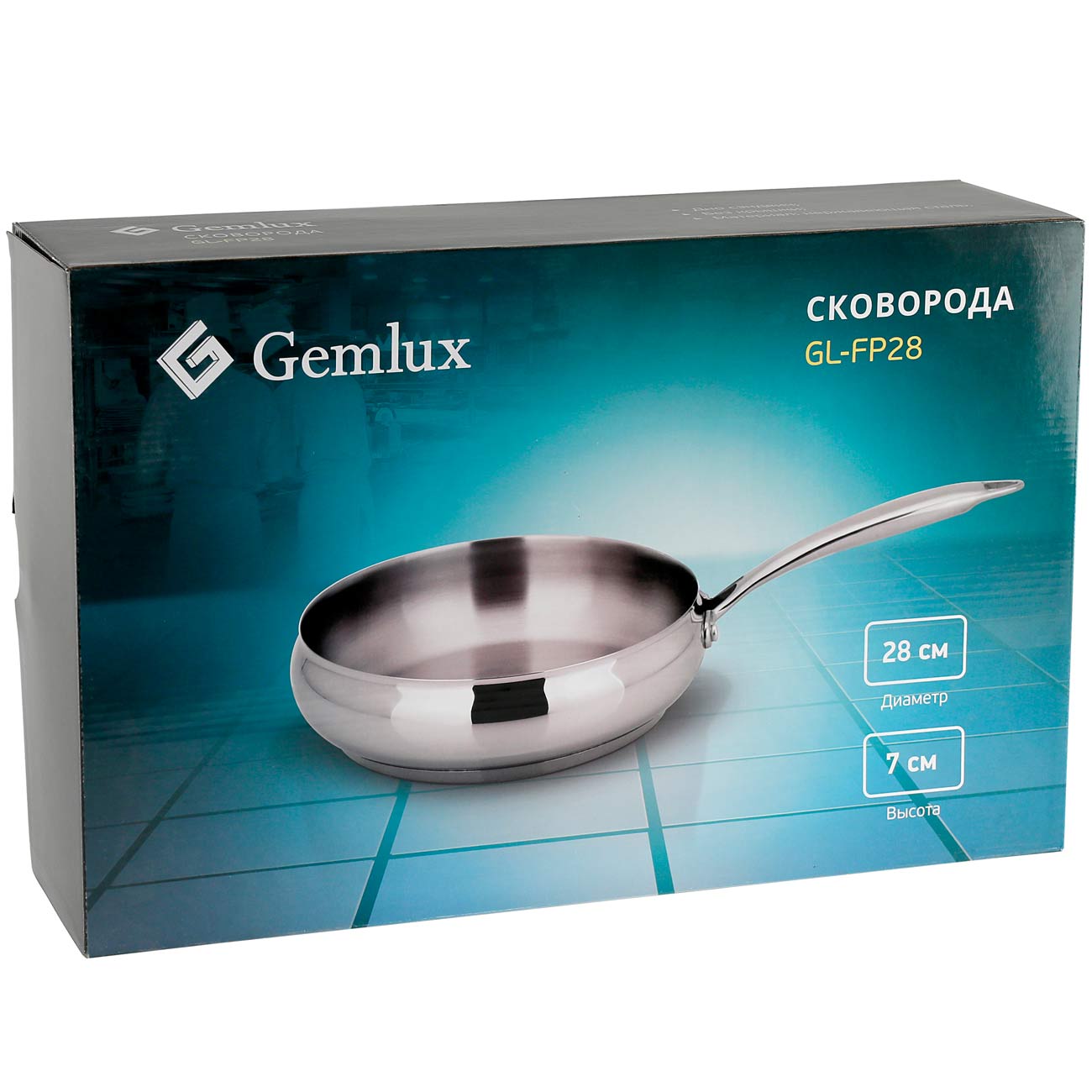 Сковорода Gemlux GL-FP28