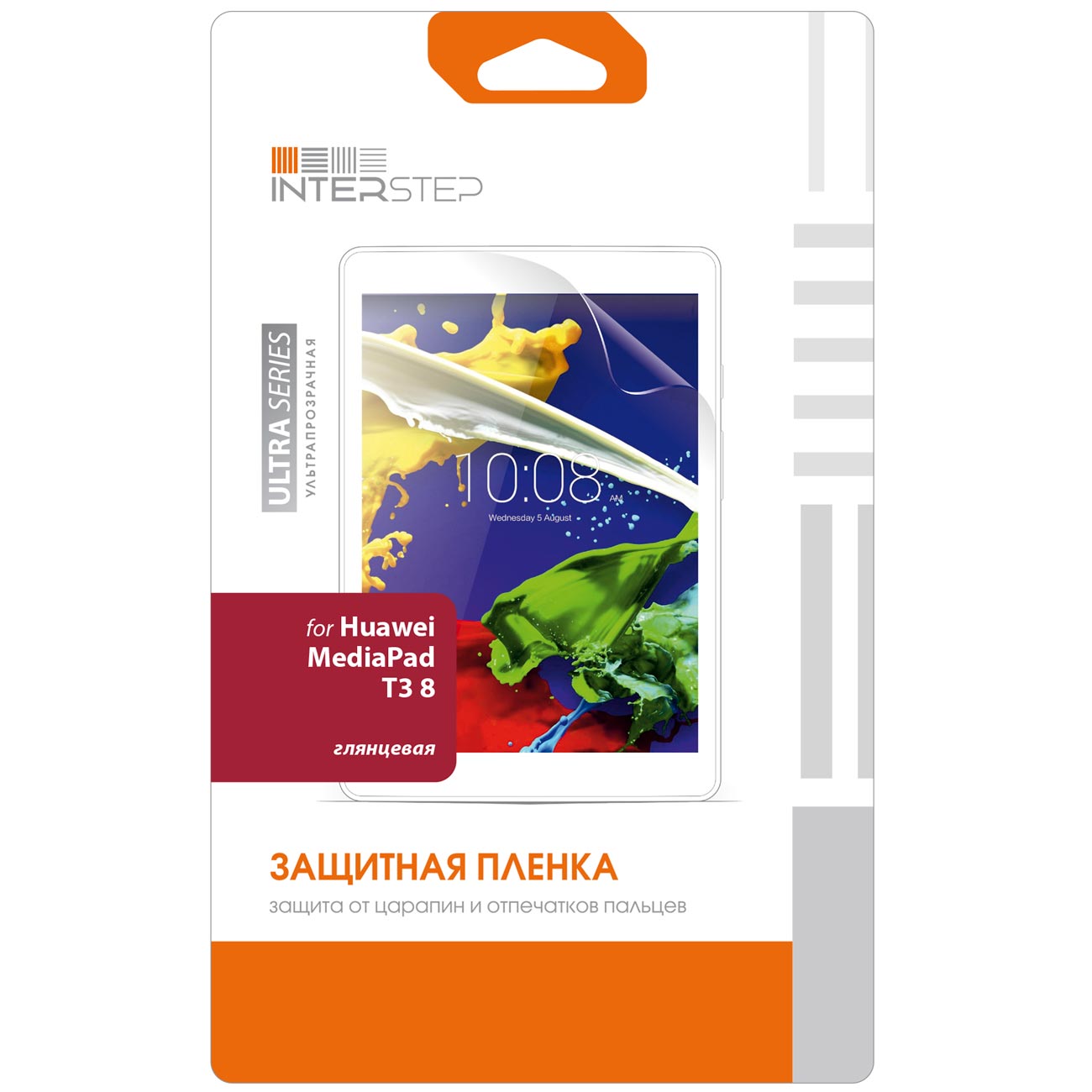 Плёнка для планшетного компьютера InterStep Ultra глянцевая для Huawei MediaPad T3 8" фото