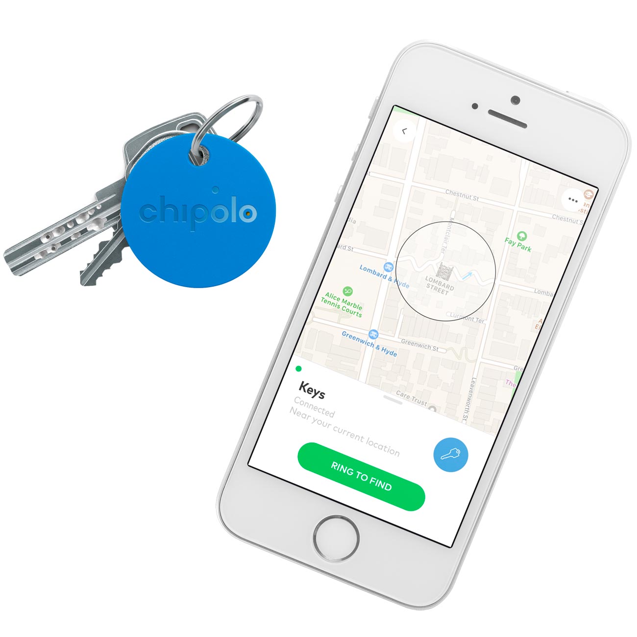 Умный брелок Chipolo умный брелок Classic (CH-M45S-BE-R)