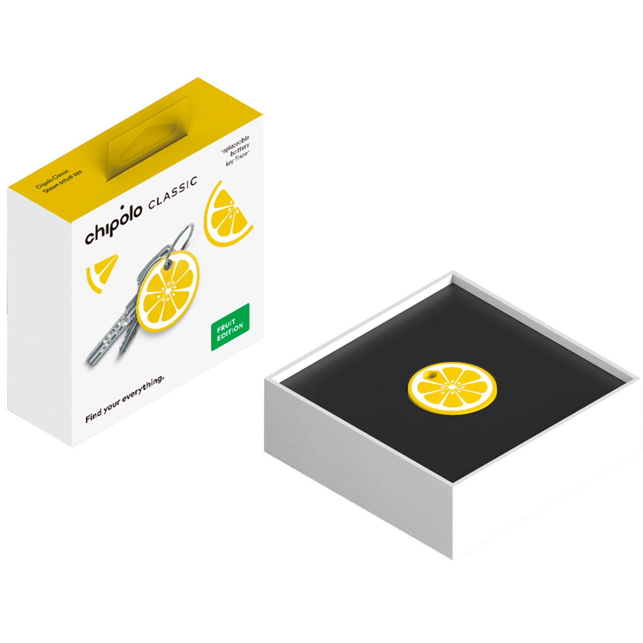 Умный брелок Chipolo Classic Fr. Лимон (CH-M45S-YW-R_LMN)