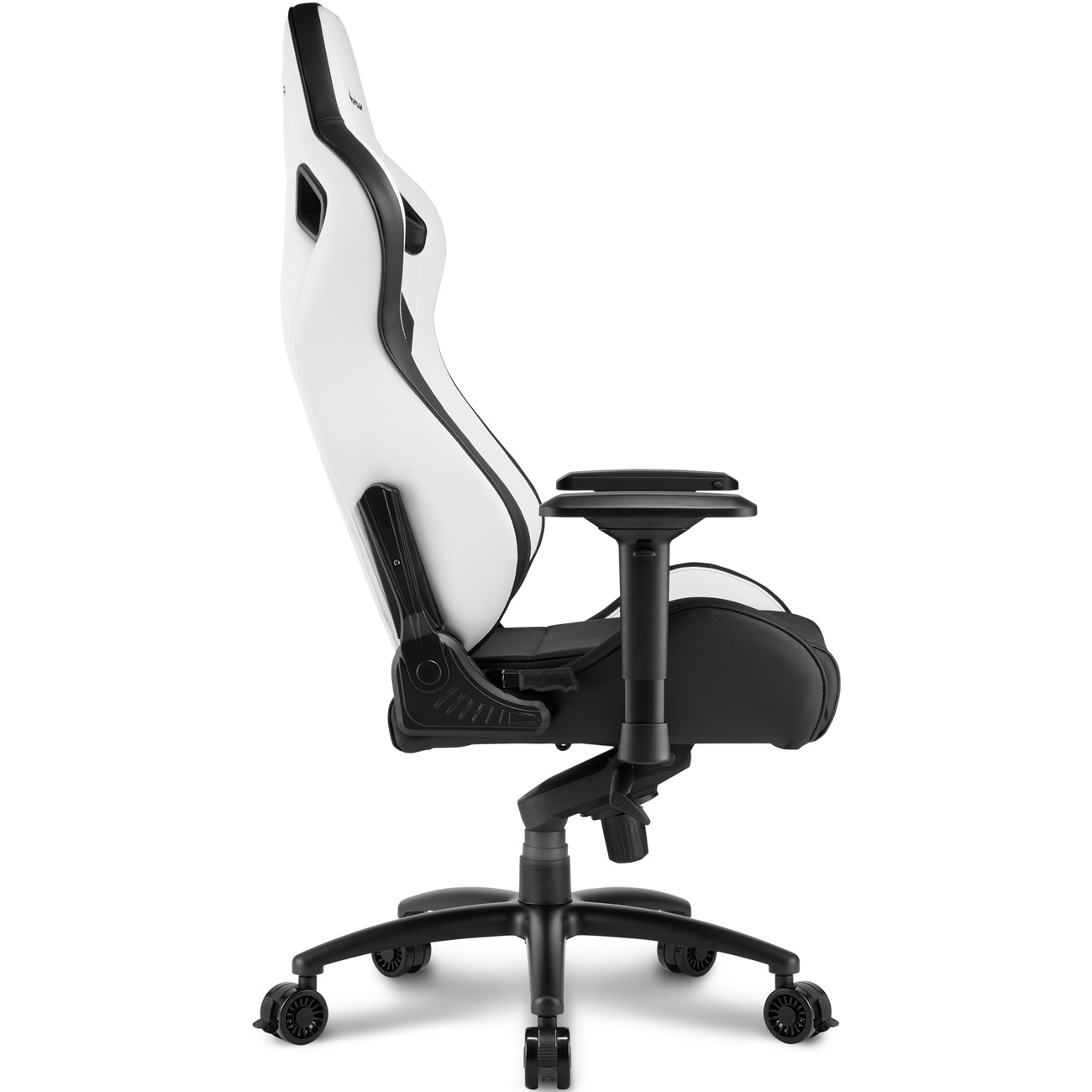 Кресло компьютерное игровое Sharkoon Skiller SGS4 Black/белый