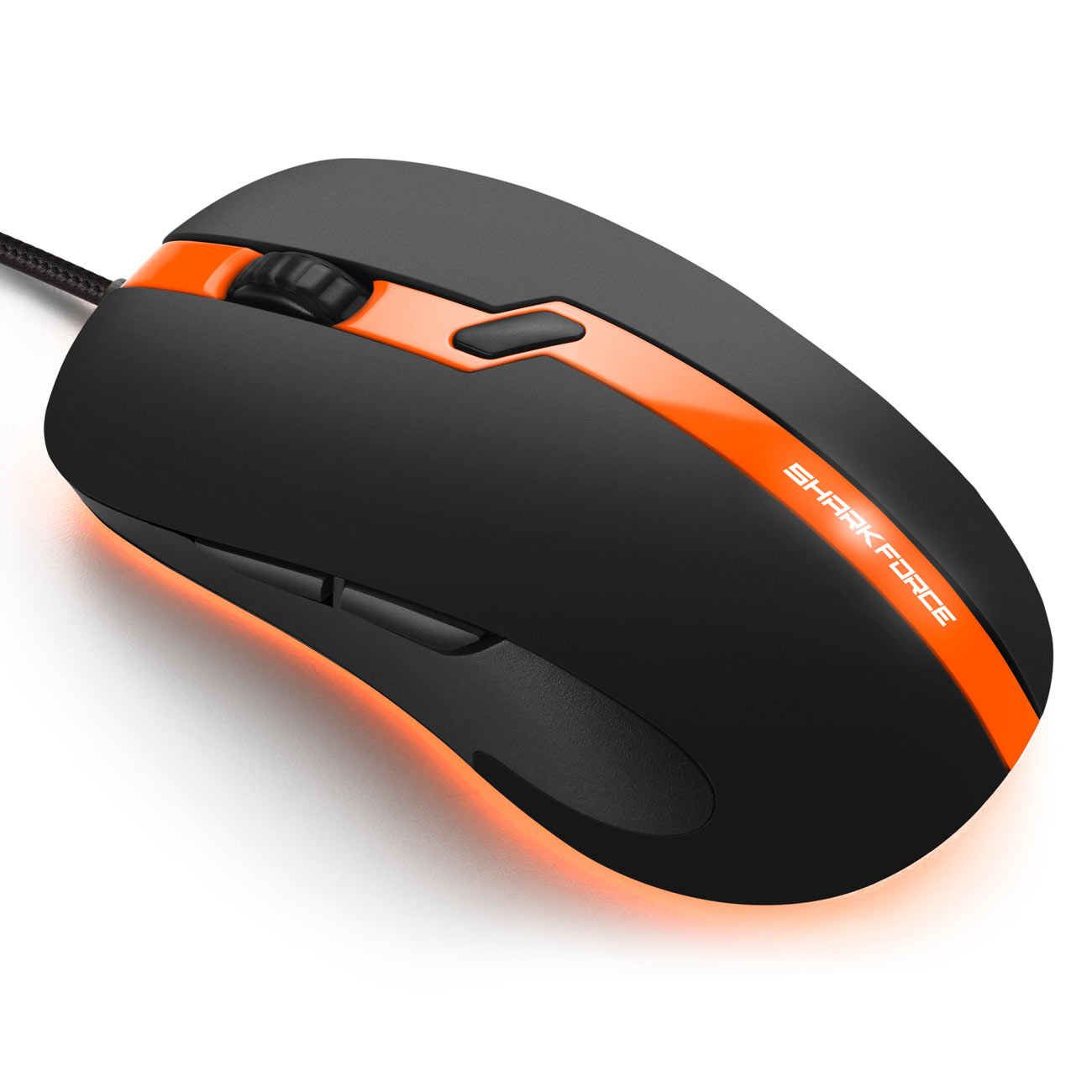 Игровая мышь Sharkoon Force Pro оранжевый