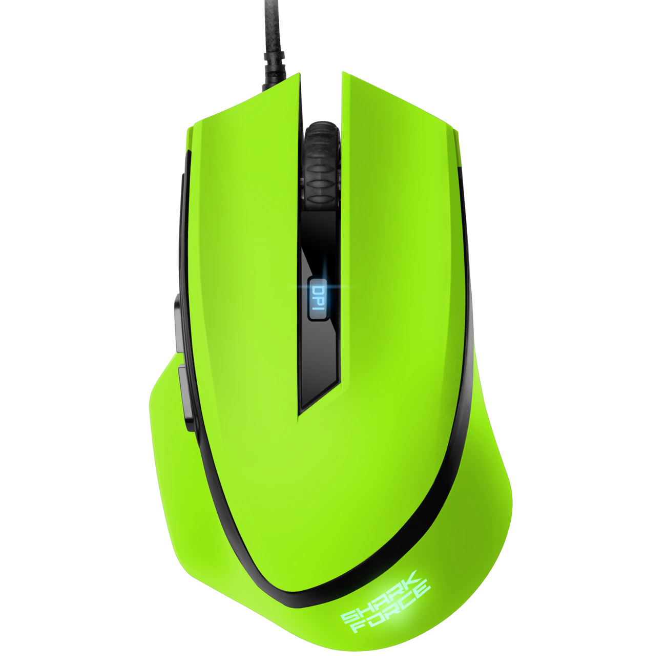Игровая мышь Sharkoon Shark Force зеленый