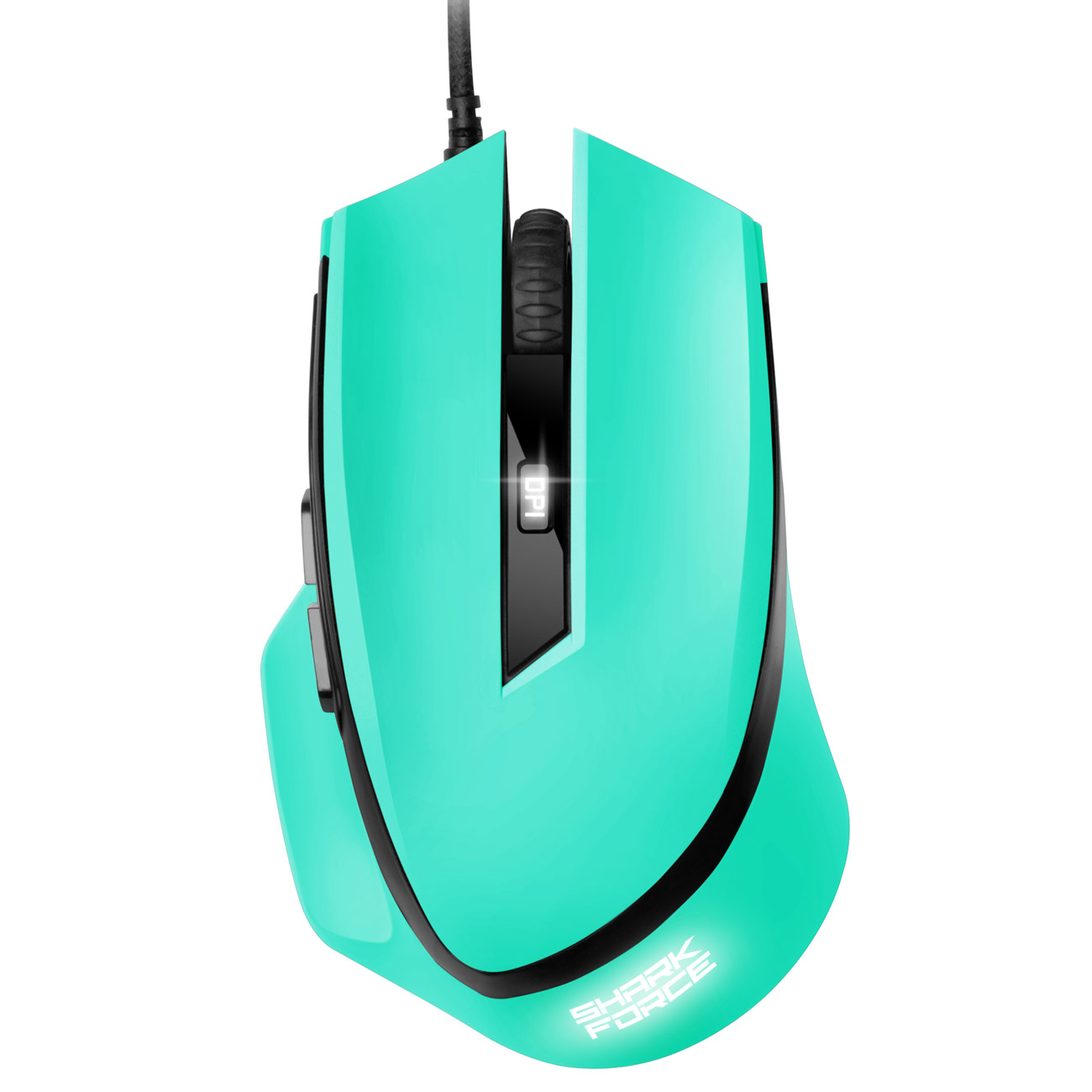 Игровая мышь Sharkoon Shark Force мятный