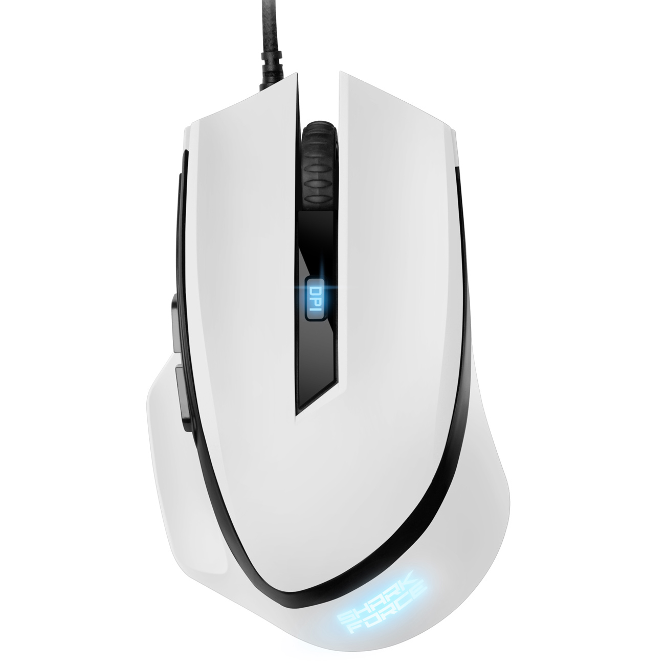 Игровая мышь Sharkoon Shark Force белый