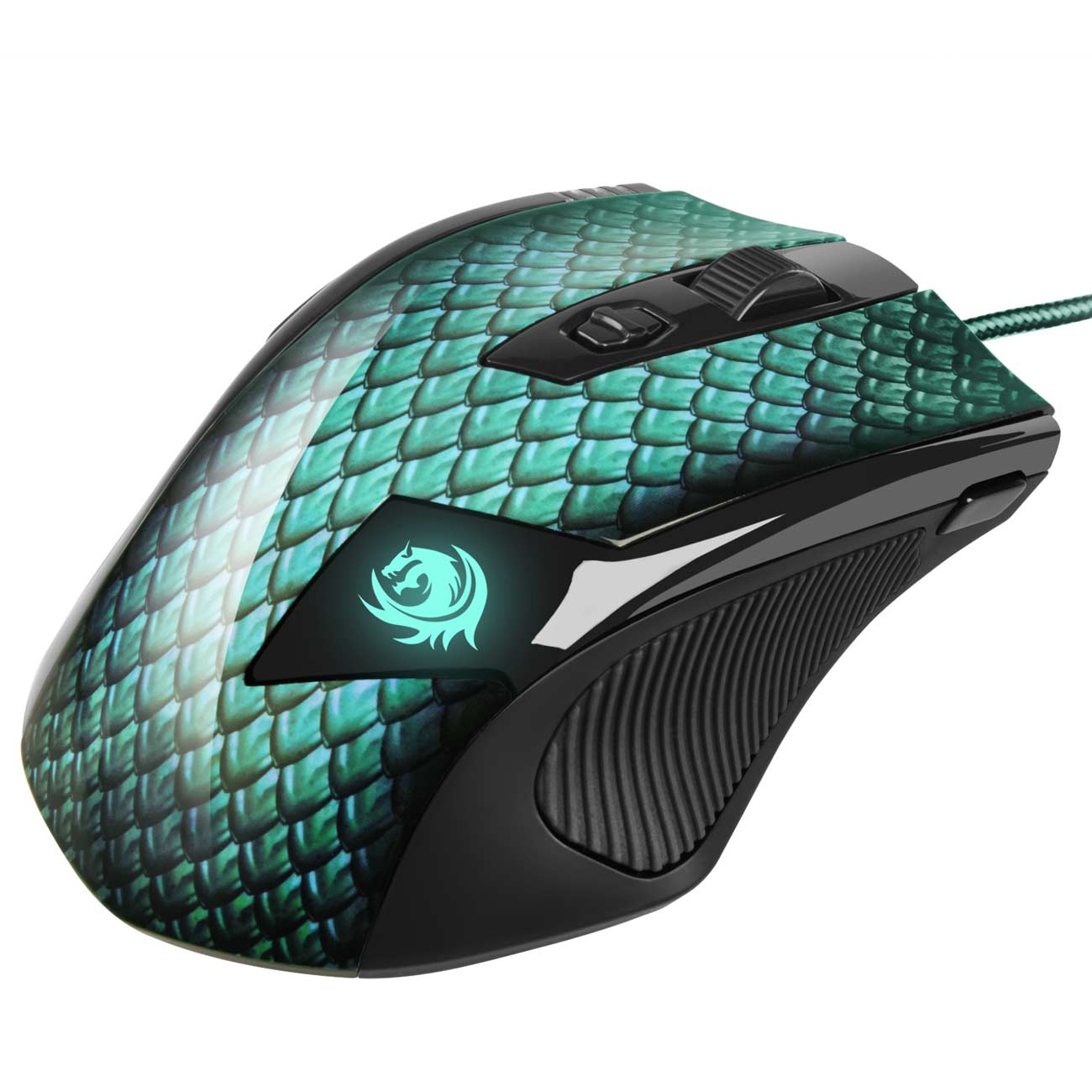 Игровая мышь Sharkoon Drakonia зеленый