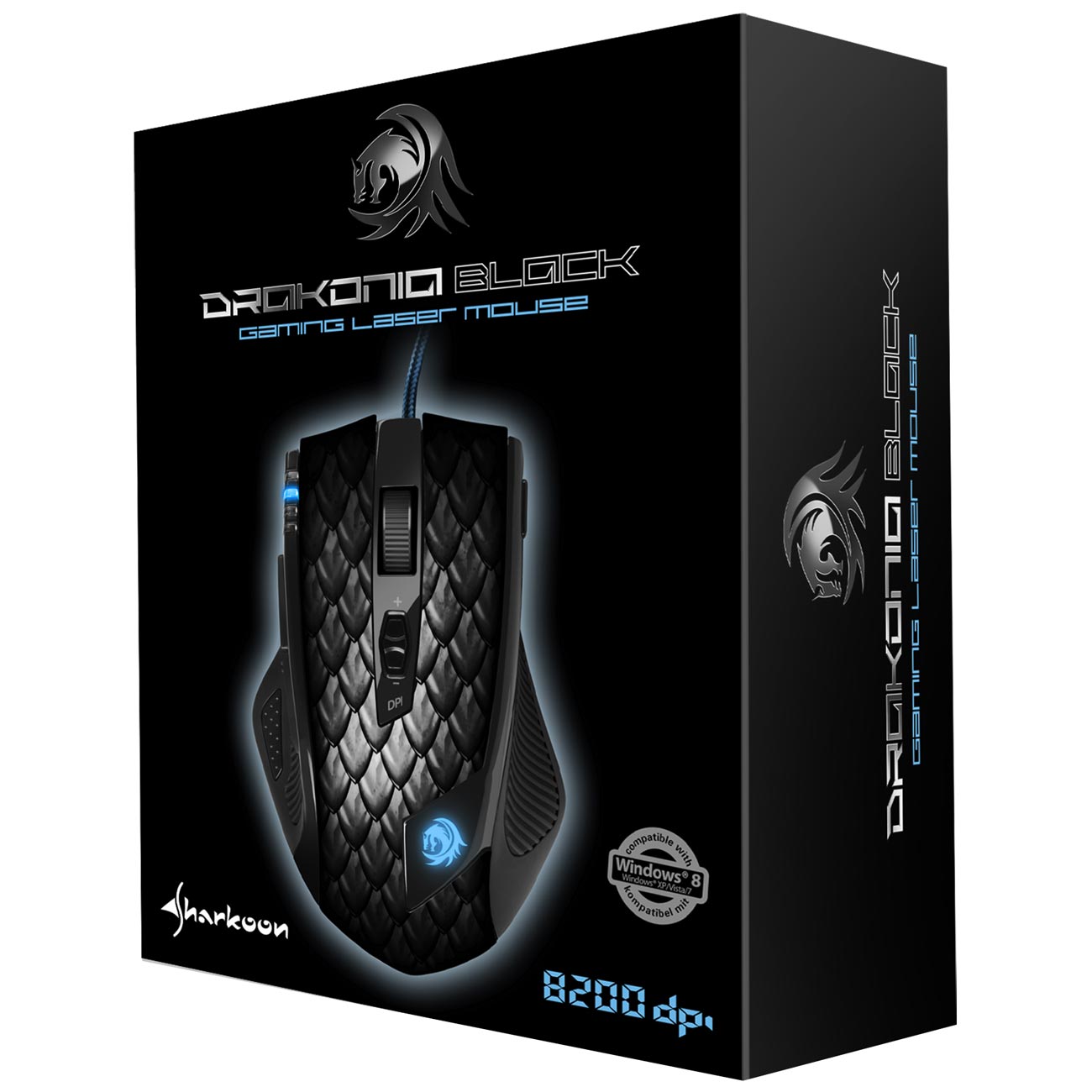 Игровая мышь Sharkoon Drakonia черный