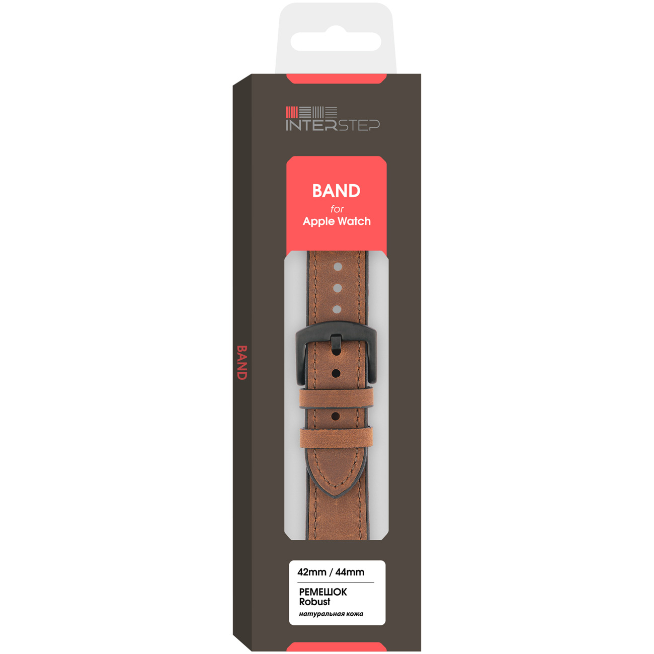 Ремешок InterStep S8 / SE 42/44/45 ROBUST для Apple Watch Brown