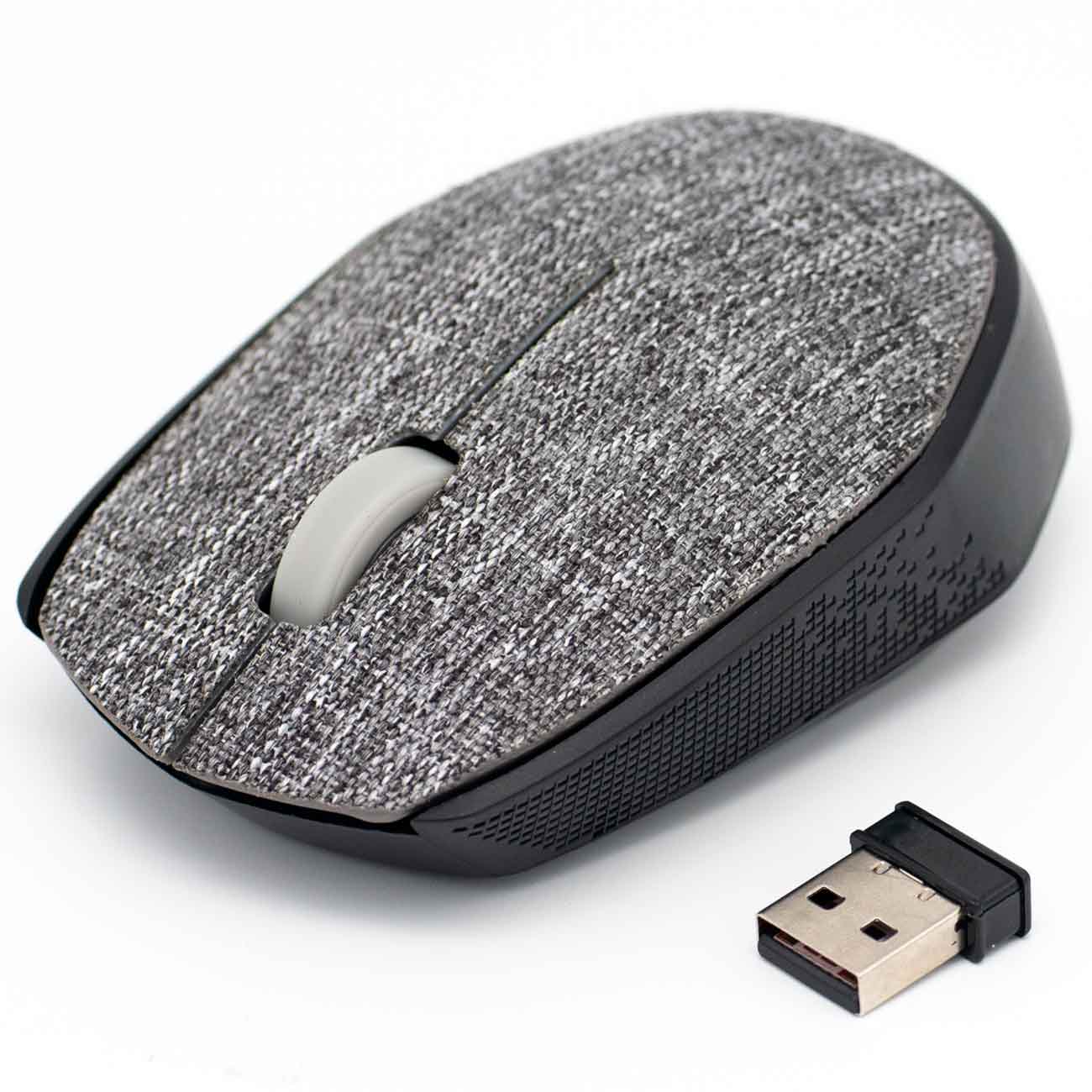 Мышь беспроводная Ritmix RMW-611 Grey Fabric