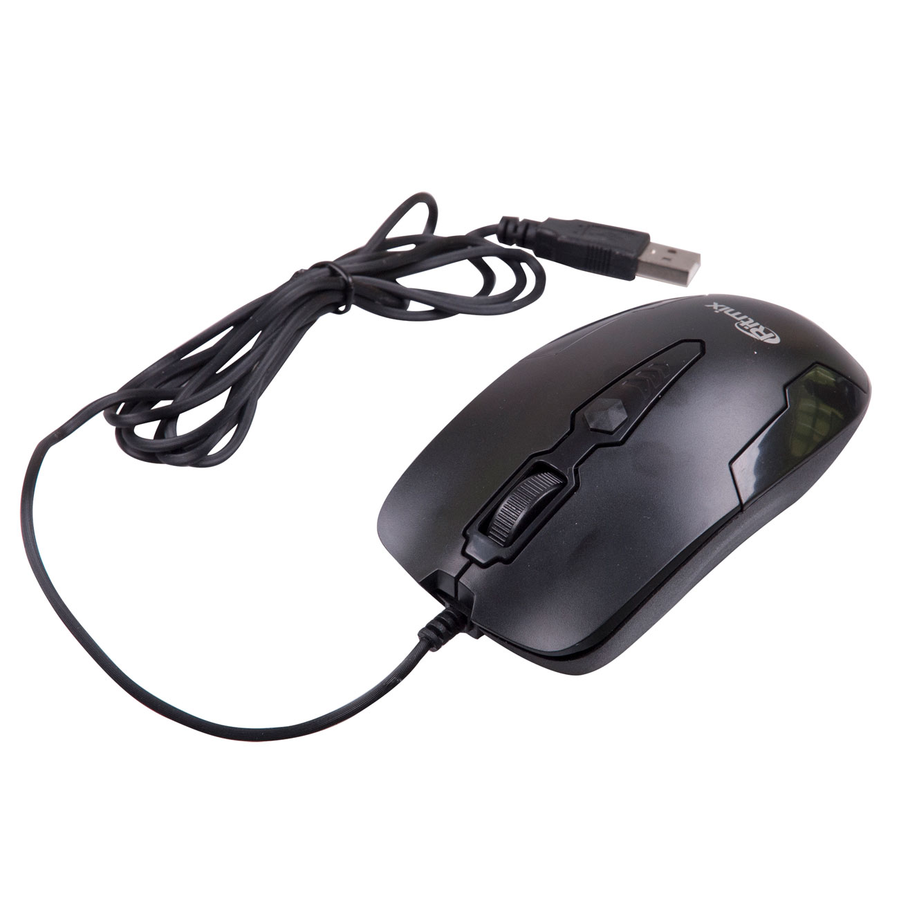 Мышь проводная Ritmix ROM-210 черный