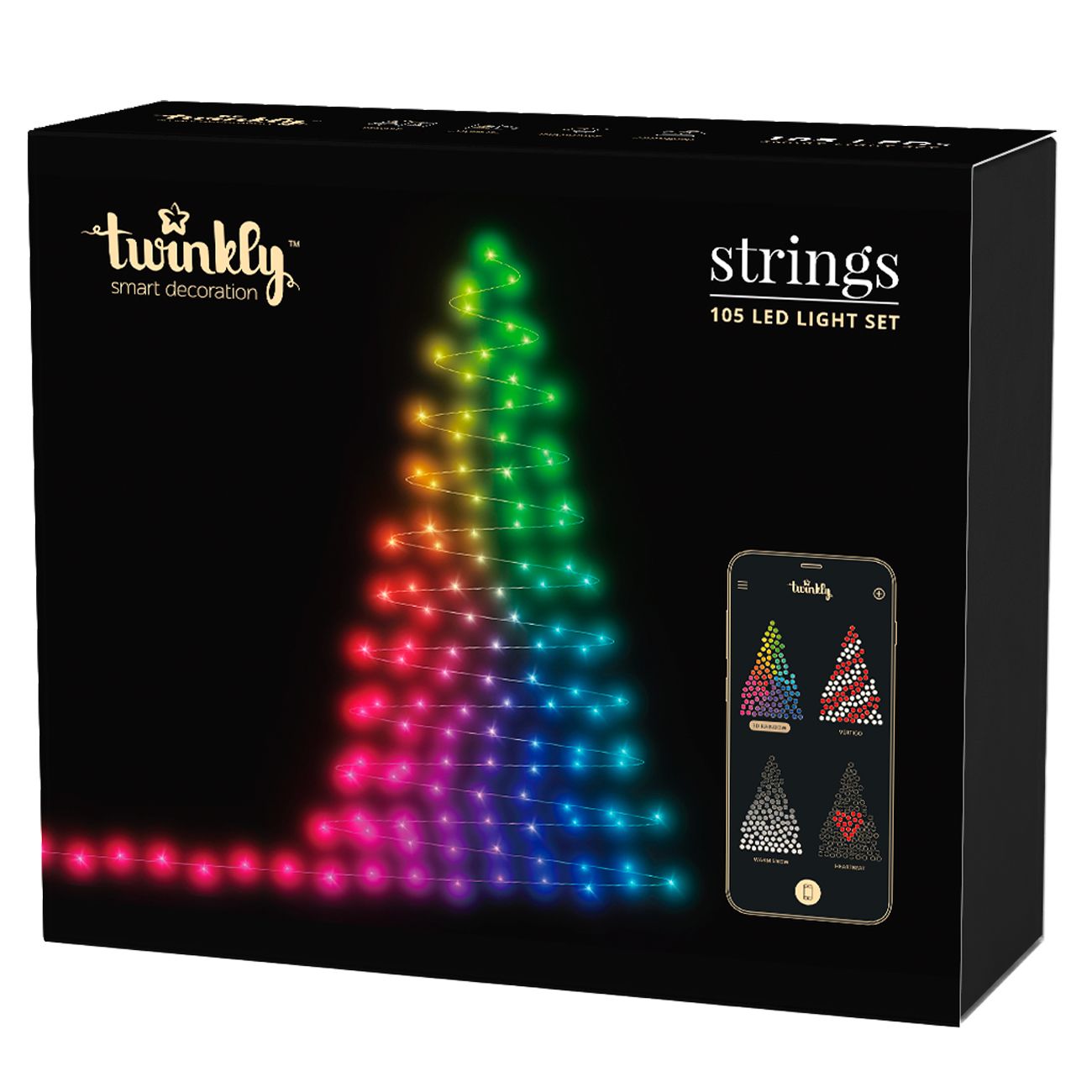 Смарт гирлянда Twinkly Strings 105 LED Light Set