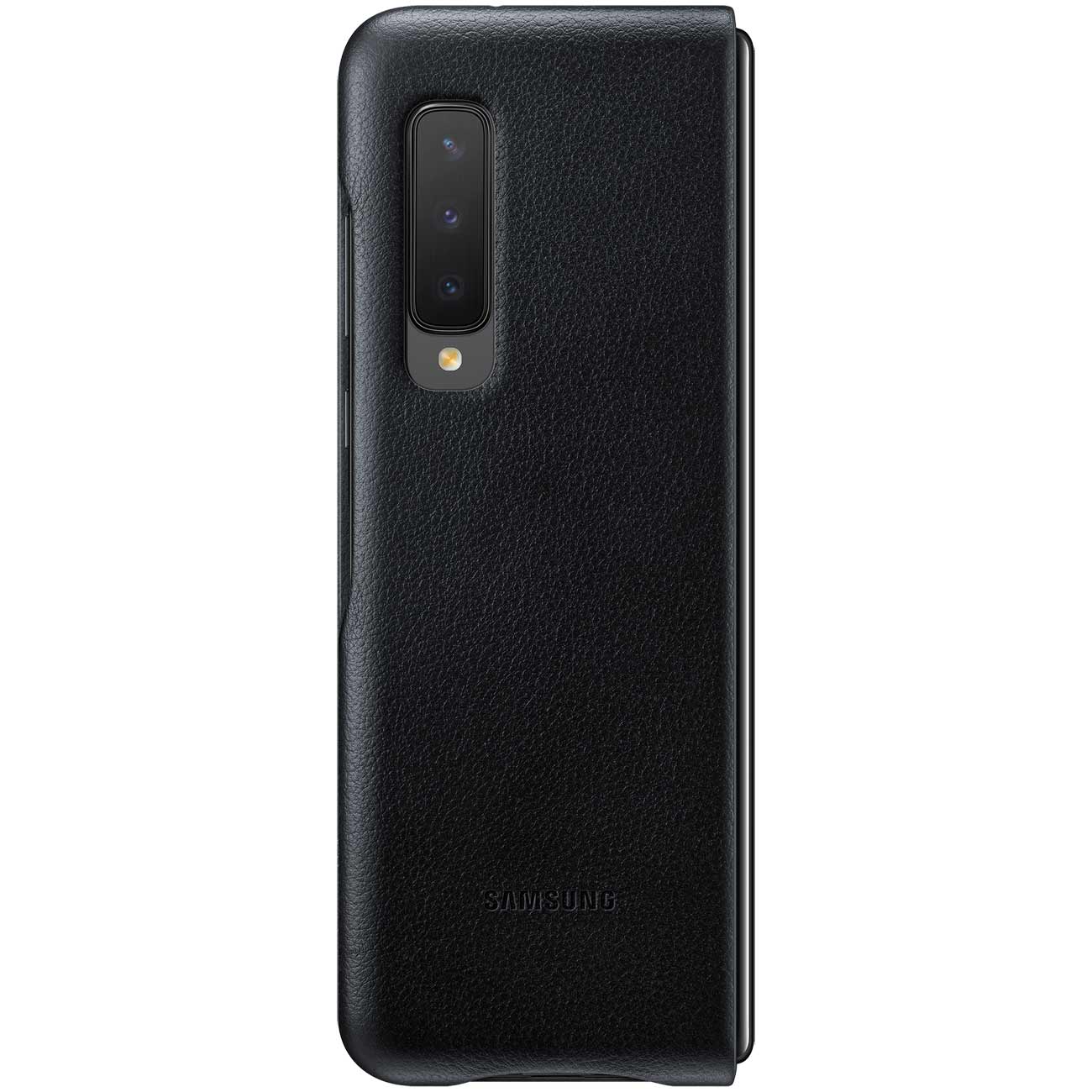 Чехол Samsung Leather Cover Black для Galaxy Fold