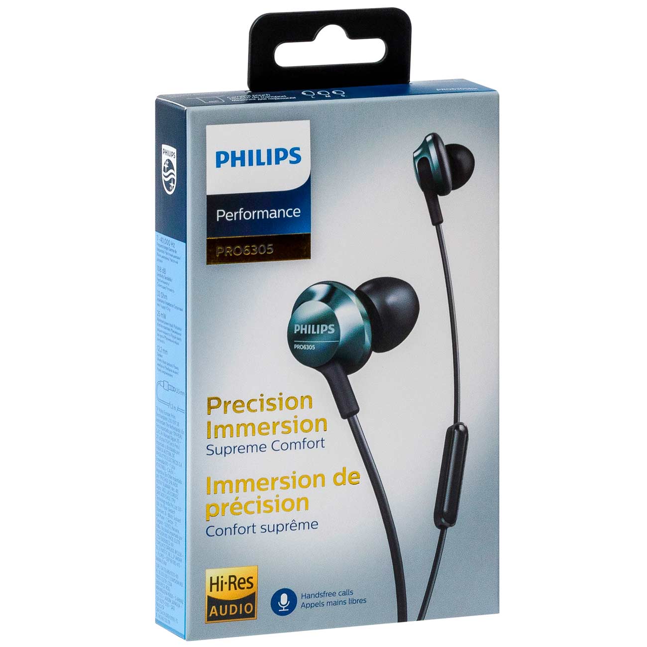 Наушники внутриканальные Philips Performance PRO6305 черный
