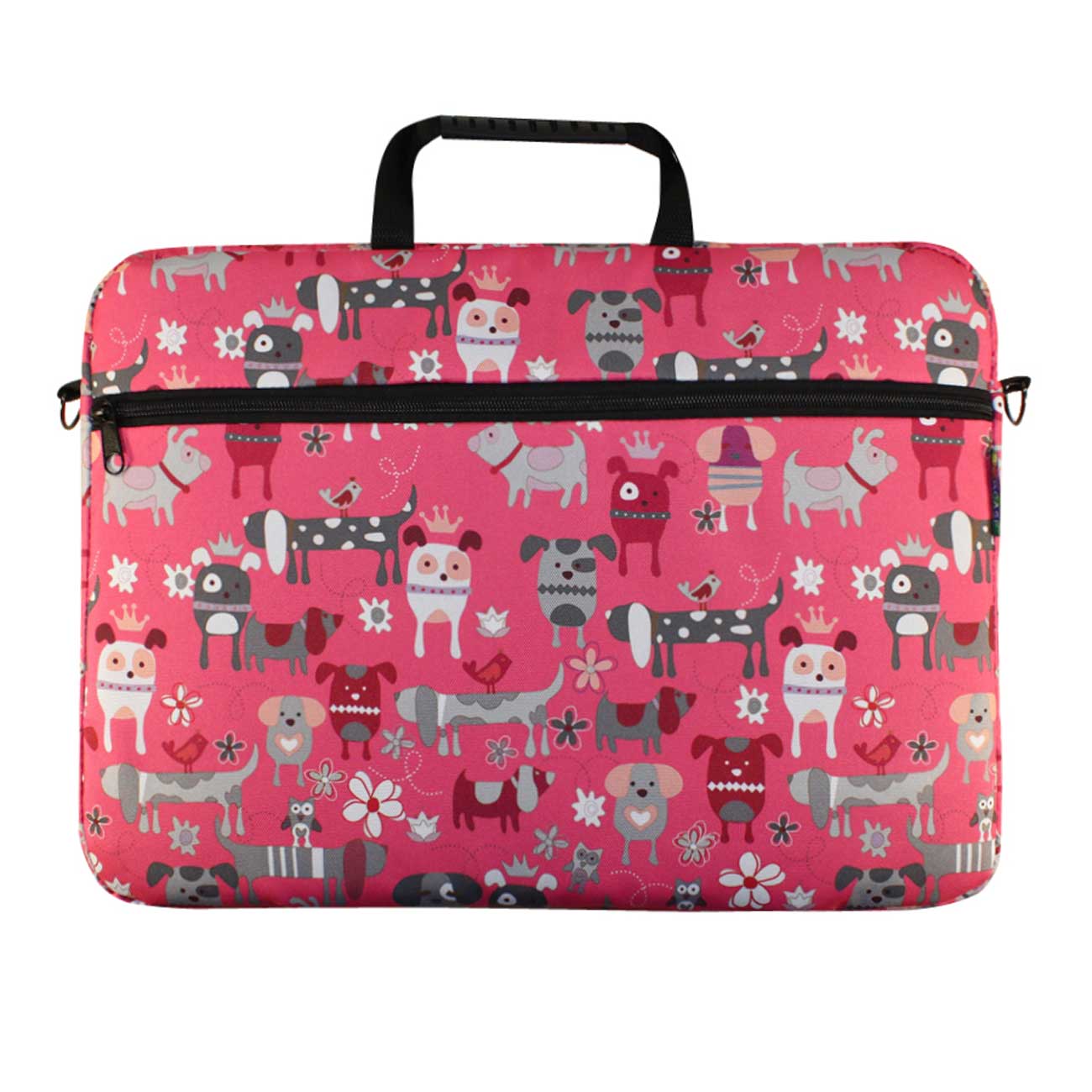 Кейс для ноутбука Vivacase Doggy (VCN-CDG15-pink)