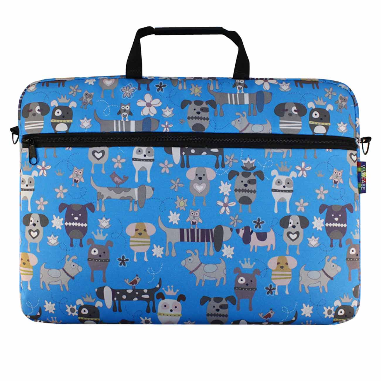 Кейс для ноутбука Vivacase Doggy (VCN-CDG15-blue)