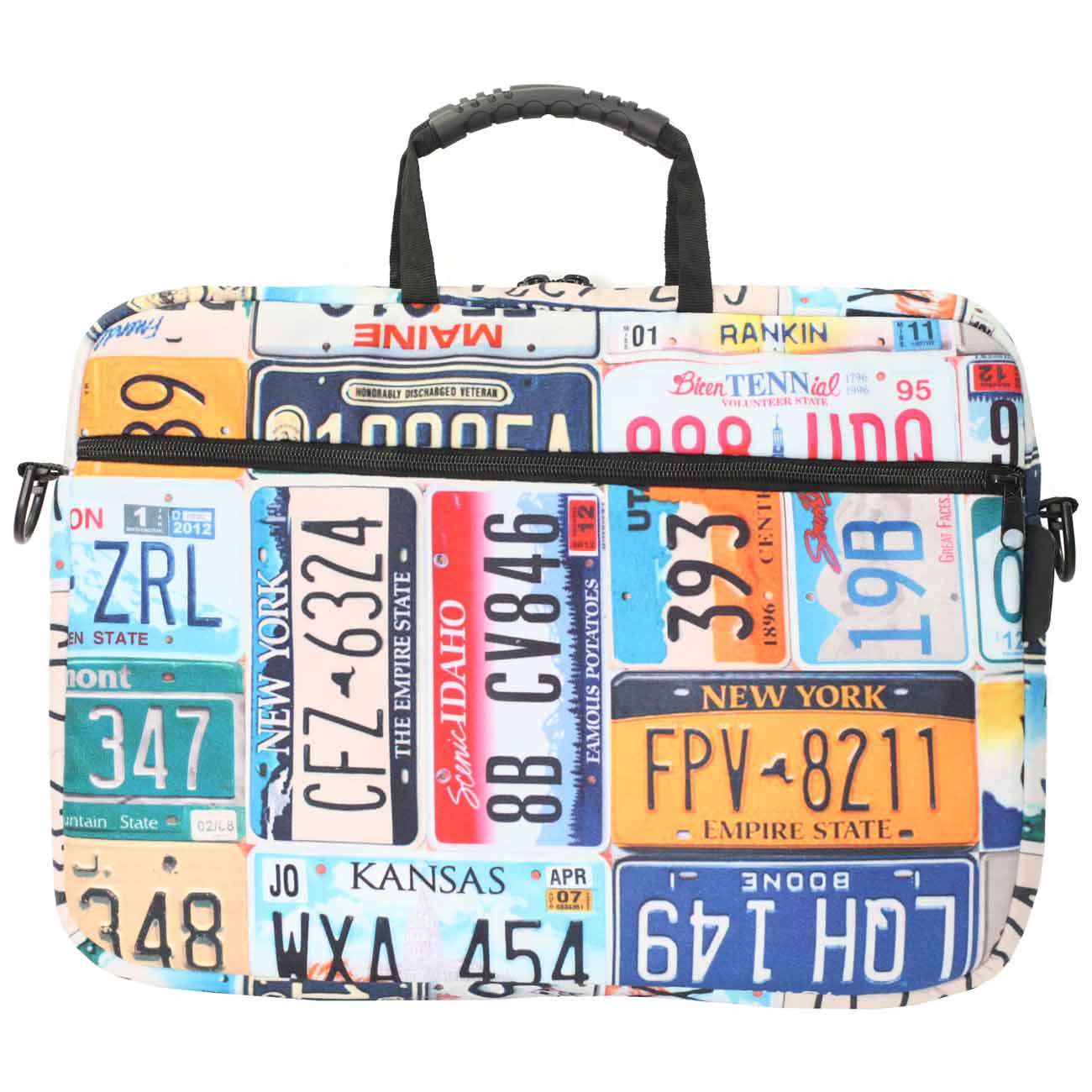 Кейс для ноутбука Vivacase Plate Num (VCN-CPN15-blue)