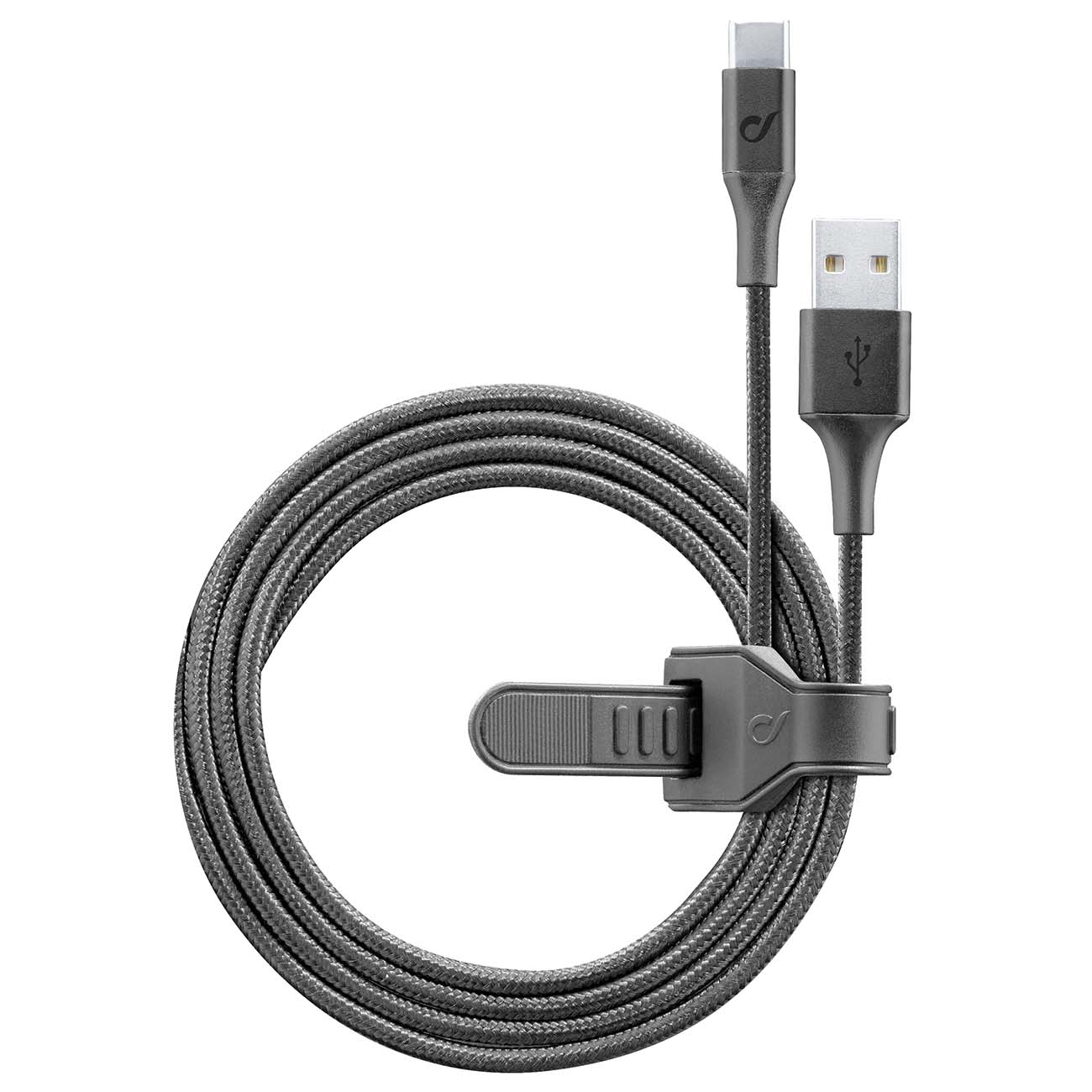 Кабель USB Type-C Cellular Line USB/USB-C 1м, Black (USBDATANLLTYC1MK) фото