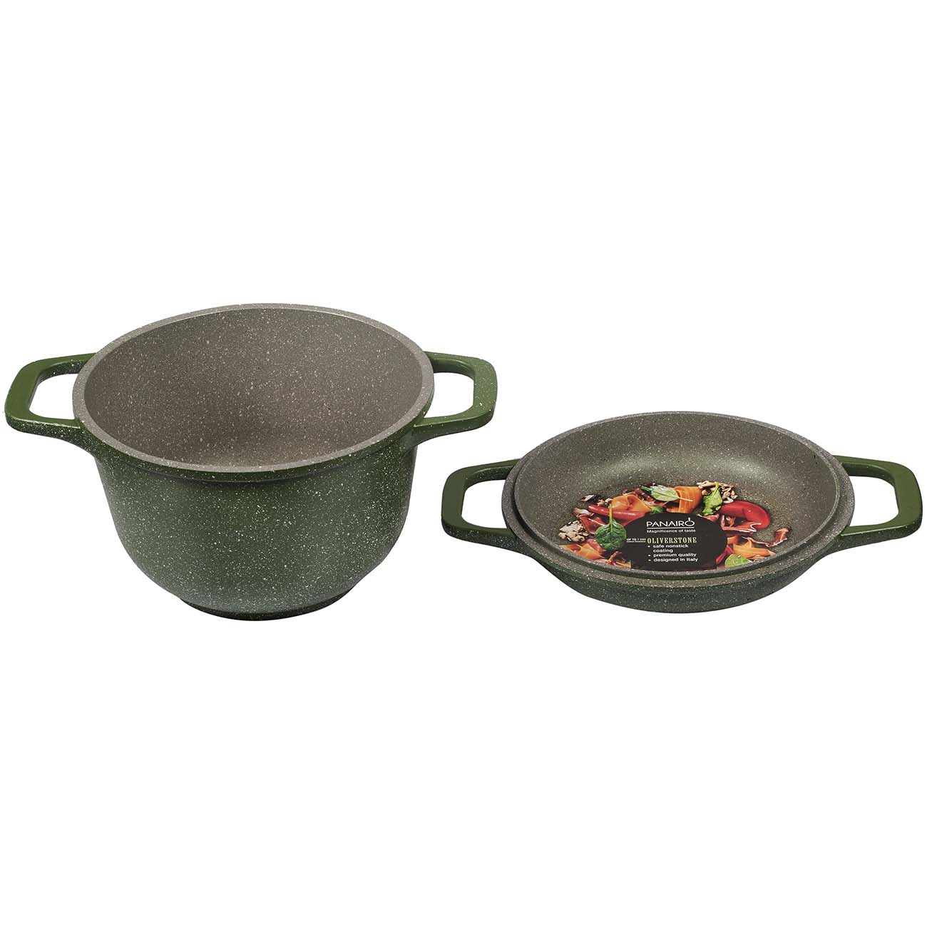 Кастрюля Panairo Oliverstone Max с крышкой 3л