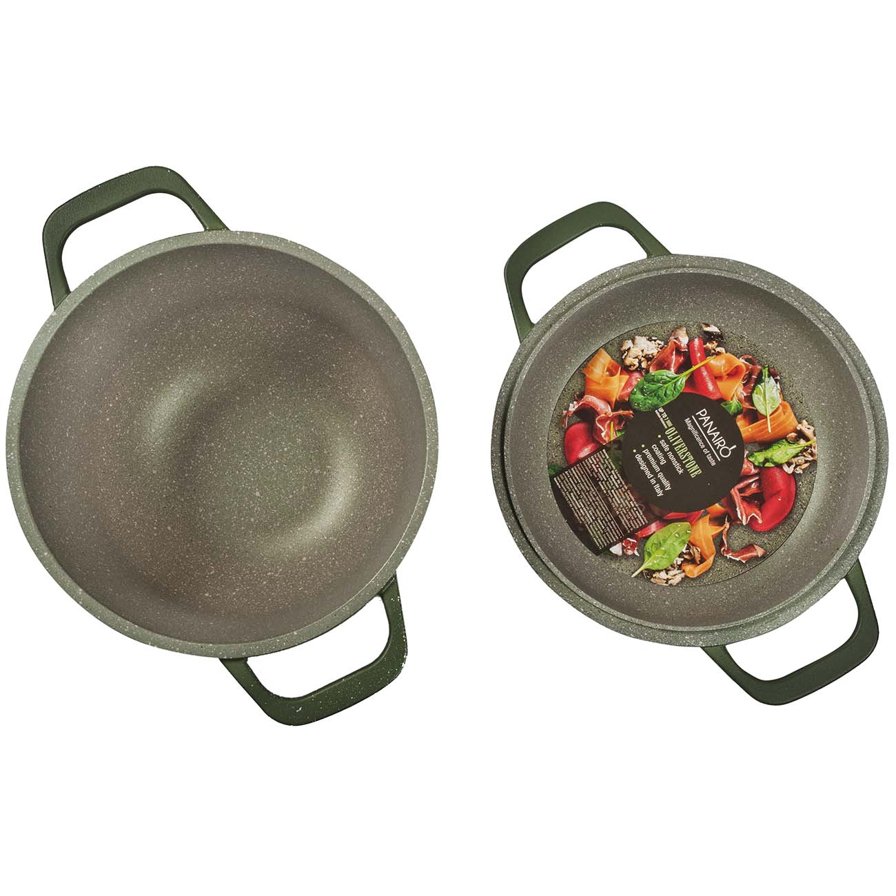 Кастрюля Panairo Oliverstone Max с крышкой 3л