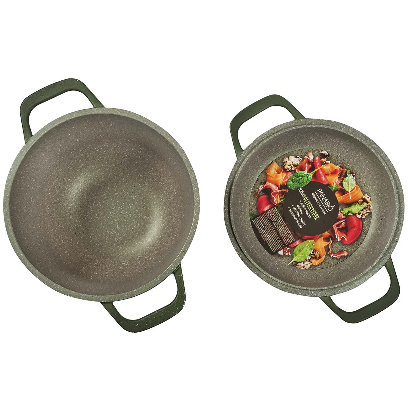 Кастрюля Panairo Oliverstone Max с крышкой 5л