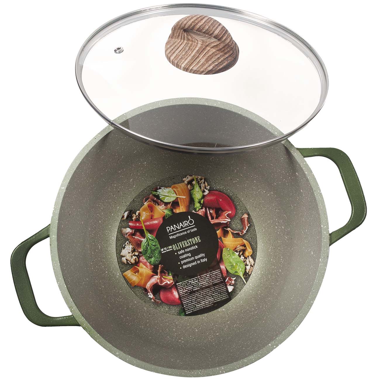 Кастрюля Panairo Oliverstone Max с крышкой 3л