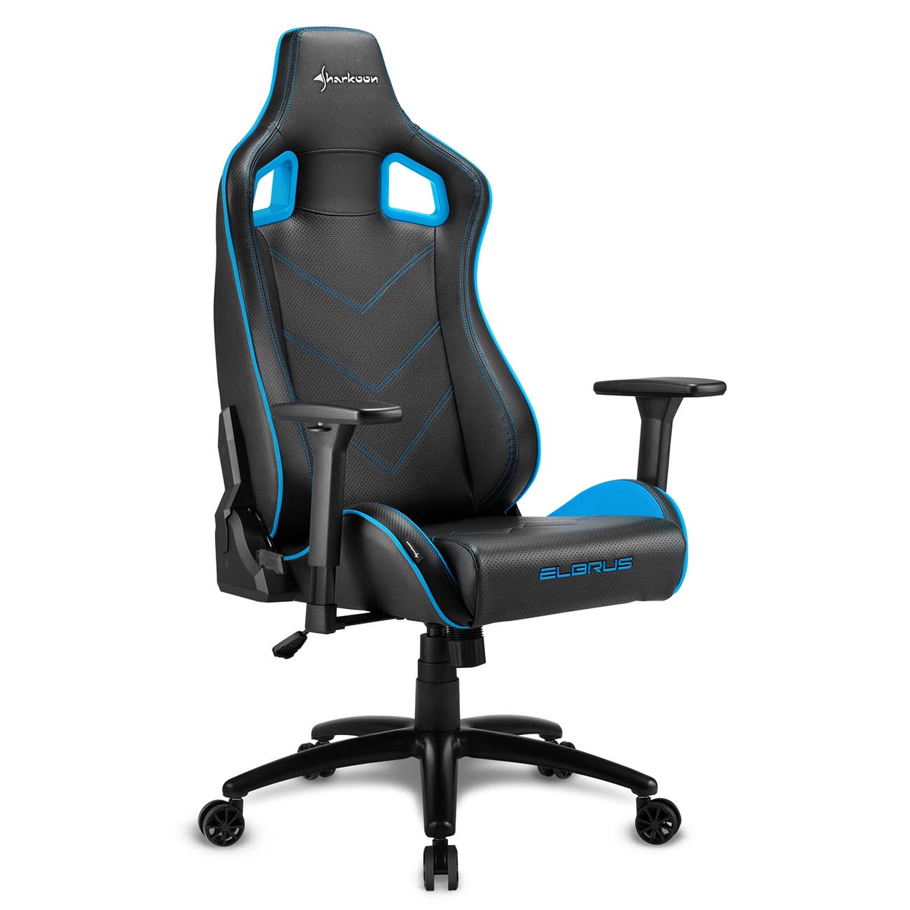 Кресло компьютерное игровое Sharkoon Elbrus 2 Black/синий