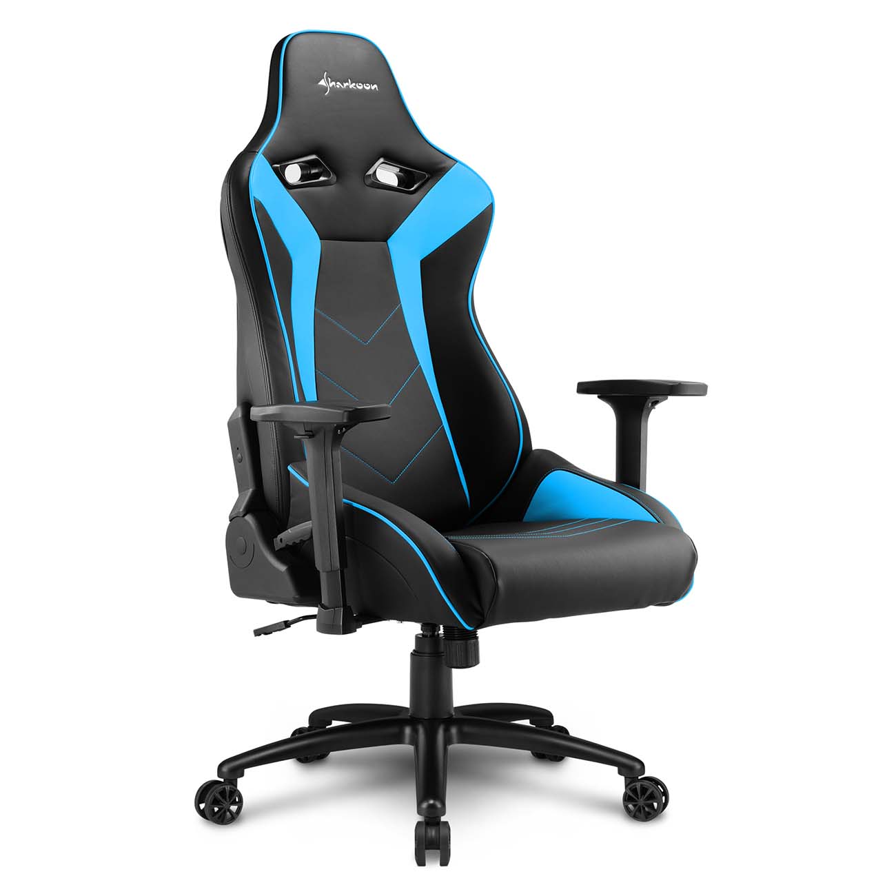 Кресло компьютерное игровое Sharkoon Elbrus 3 Black/синий