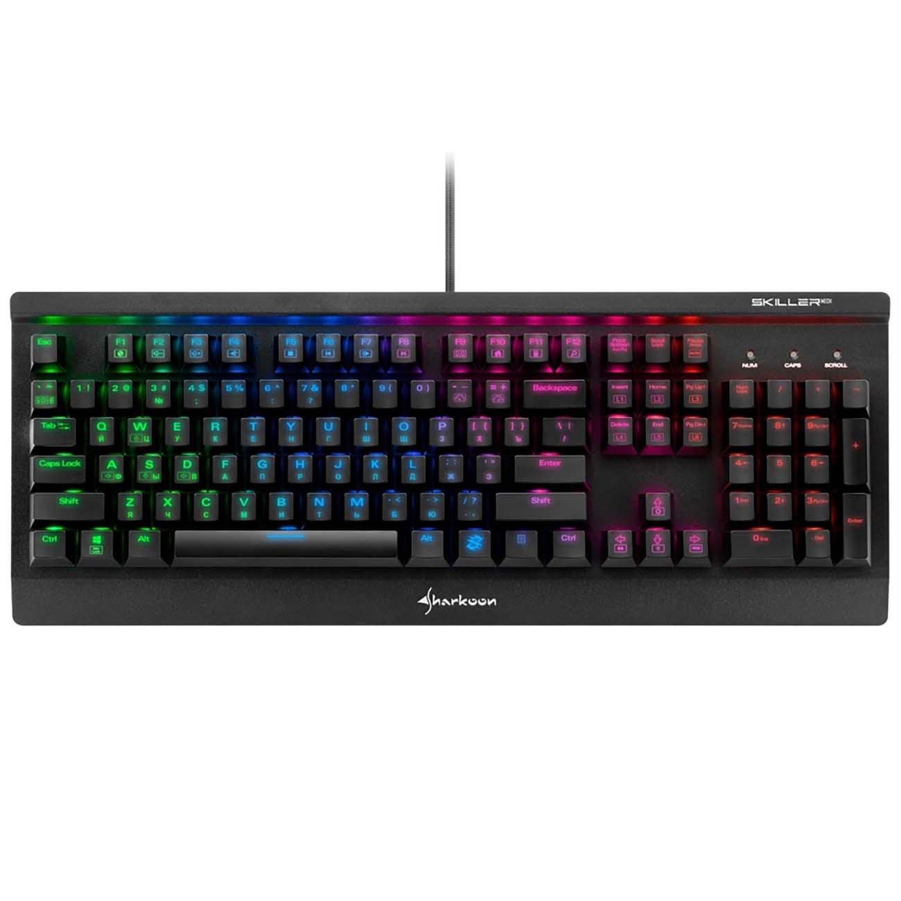 Игровая клавиатура Sharkoon Skiller Mech SGK3 синий