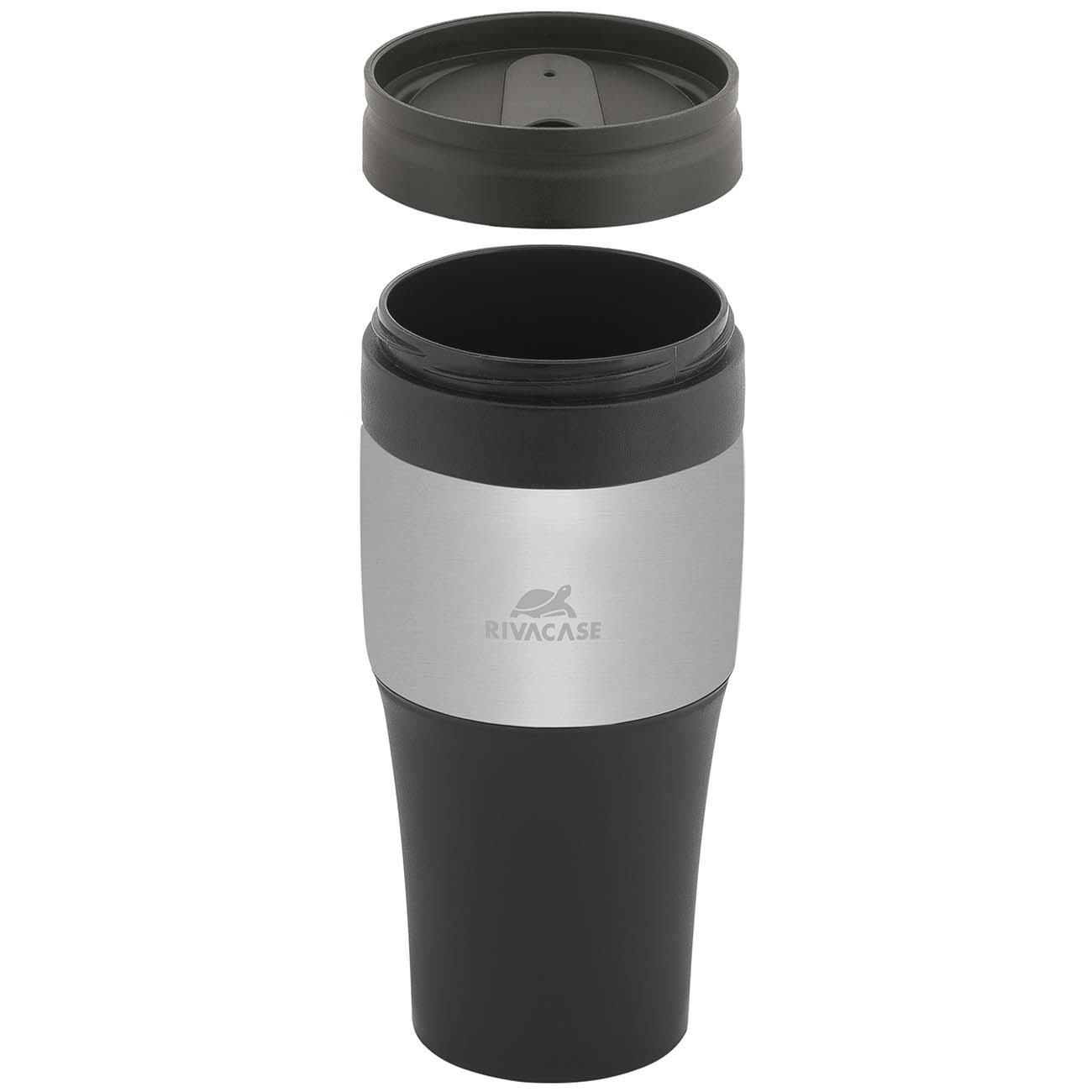 Термокружка RIVACASE 450мл Black (90344BK)