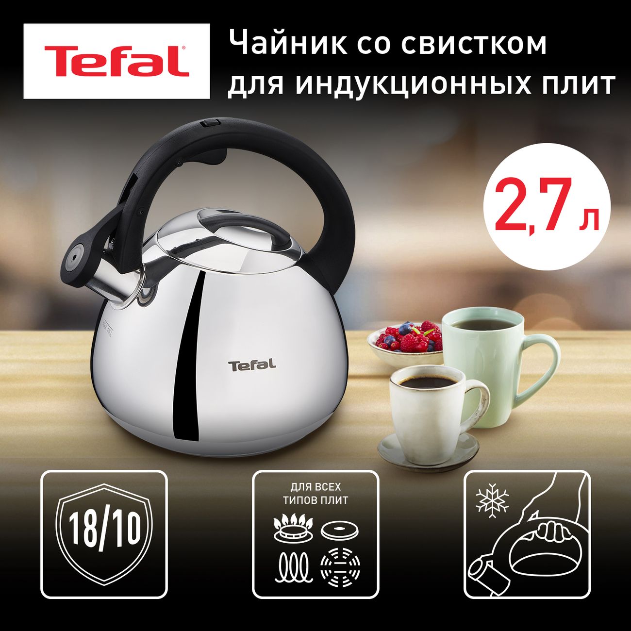 Чайник Tefal Induction 2,7л K2481574