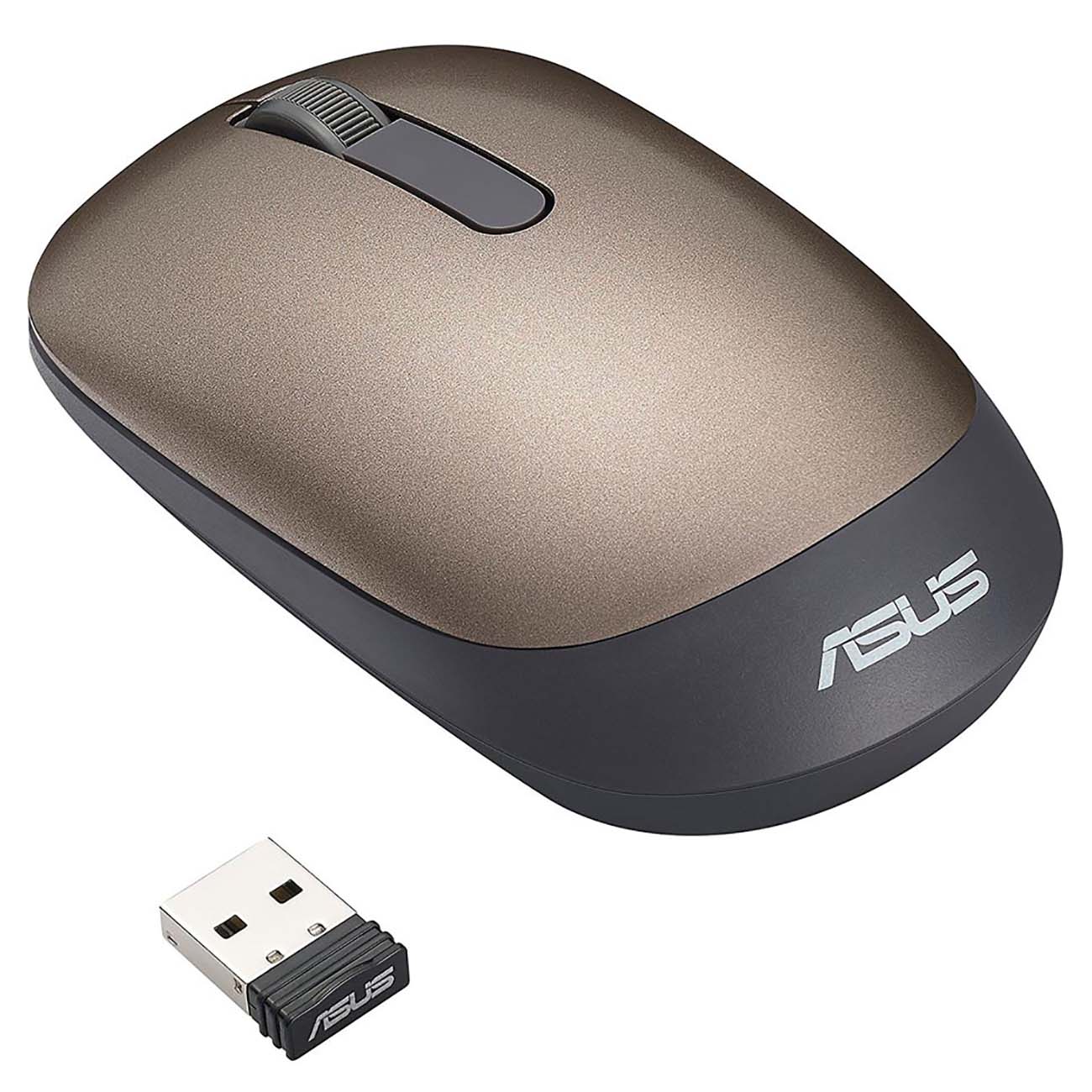 Мышь беспроводная ASUS WT205 Gold/Black (90XB03M0-BMU000)