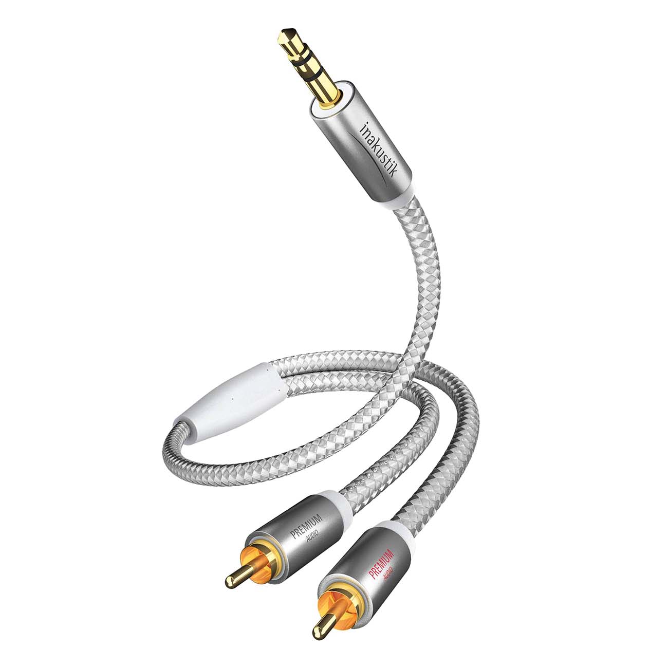 Кабель аналоговый аудио (Hi-Fi) Inakustik Premium MP3 Jack3.5/2*RCA 1,5м (004100015)