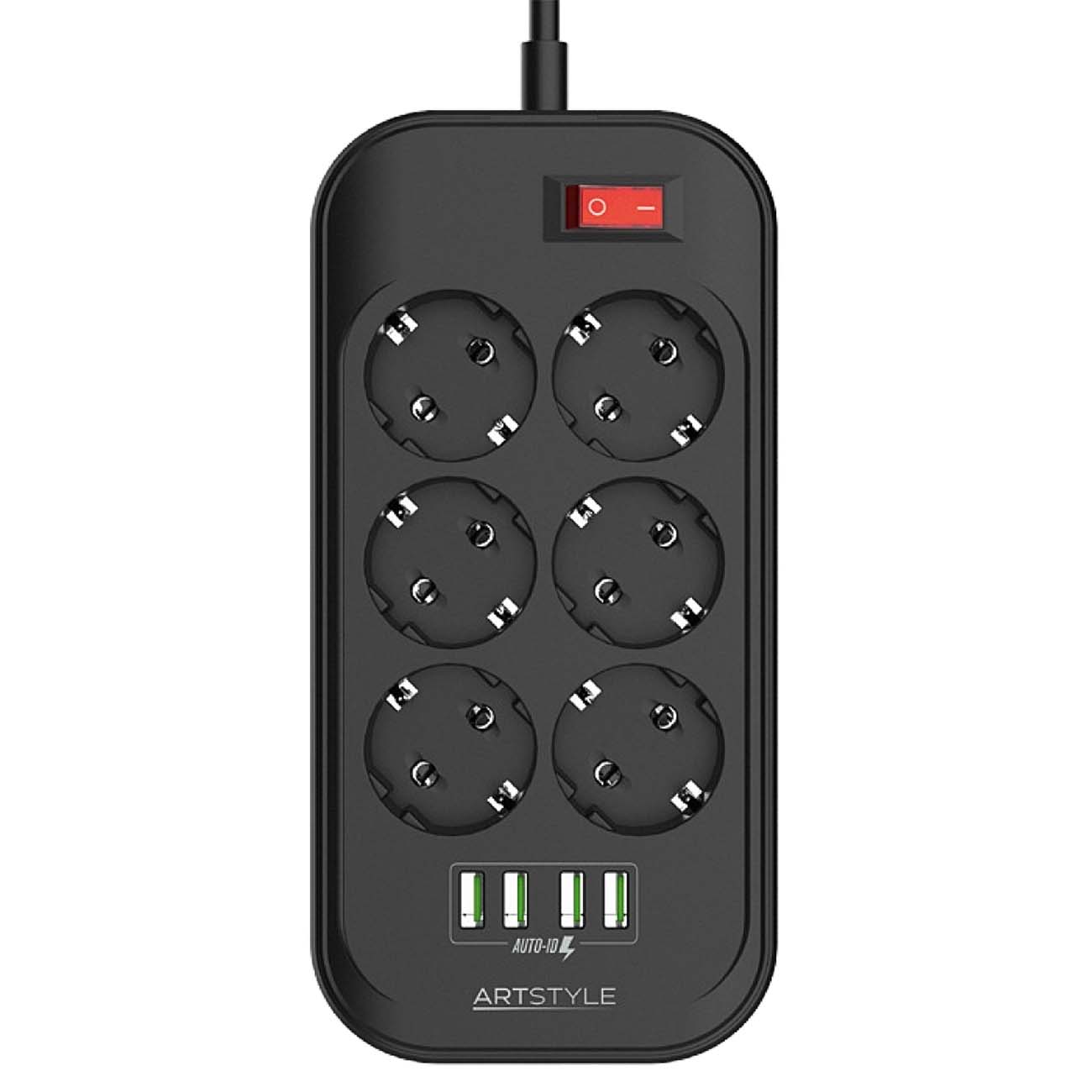 Сетевой фильтр ARTSTYLE CL-6403B Black