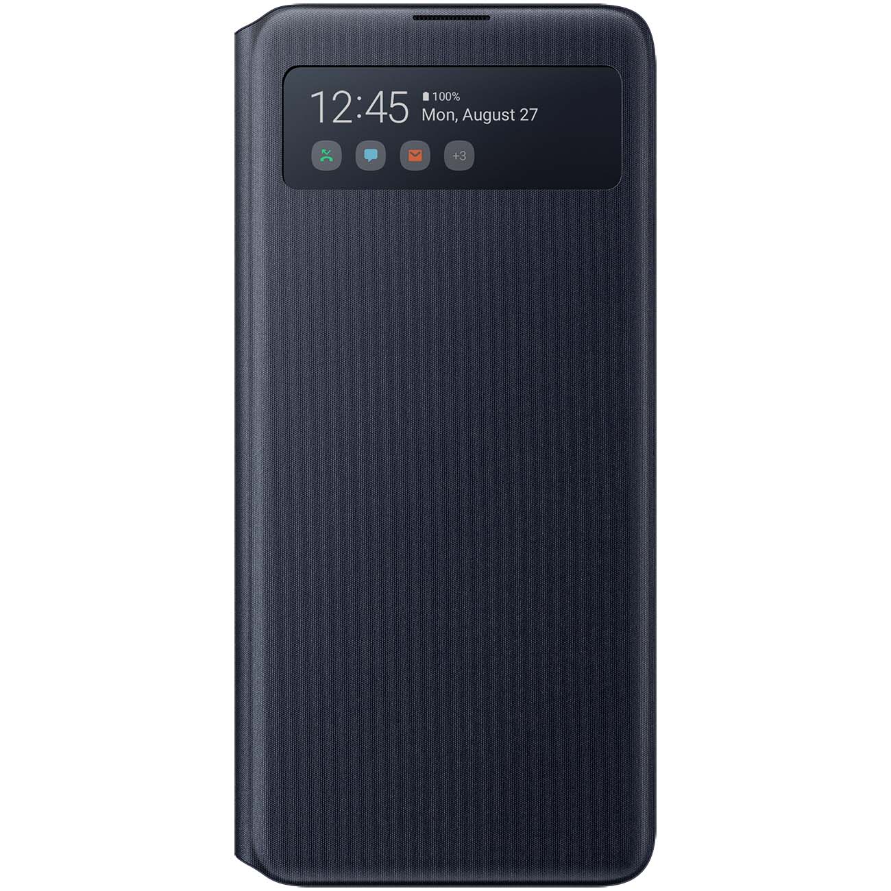 Чехол Samsung S View Wallet Cover для Note10 Lite, черный