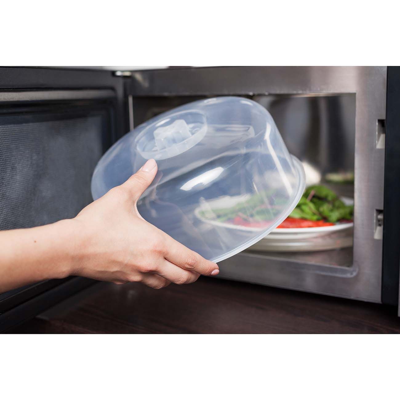 Крышка для посуды в микроволновую печь Plast Team 24,8см (PT1521/МВНАТ-26)