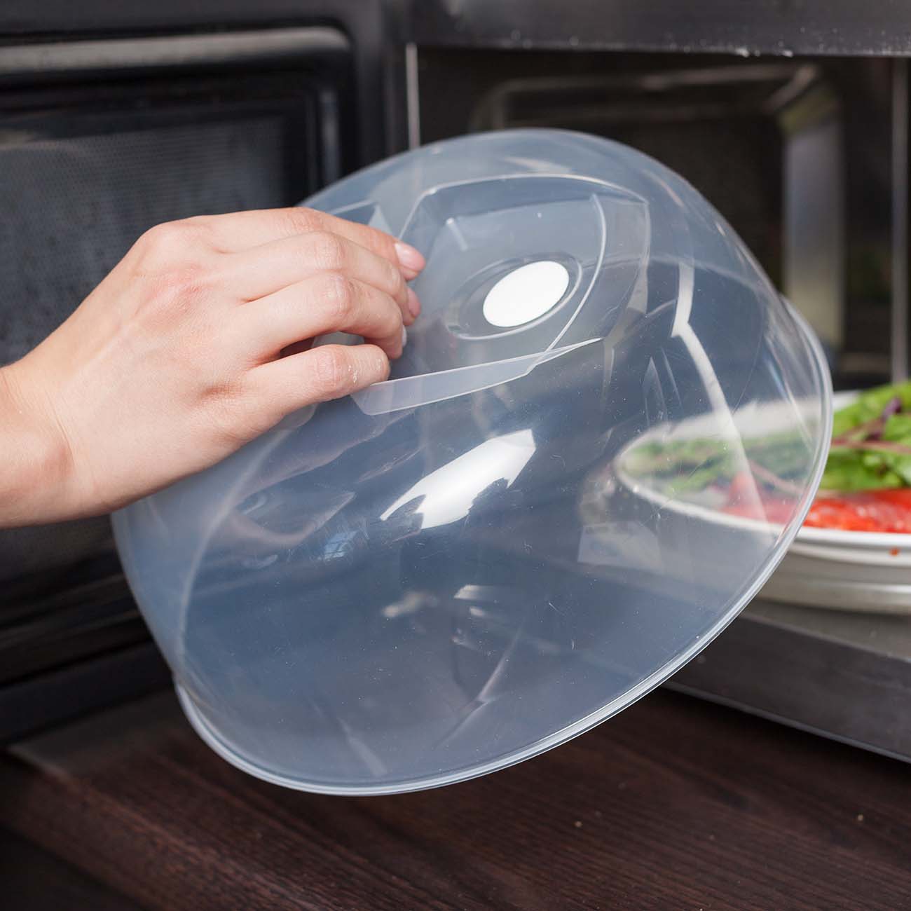 Крышка для посуды в микроволновую печь Plast Team 25,8см (PT9292/МНАТ-27)