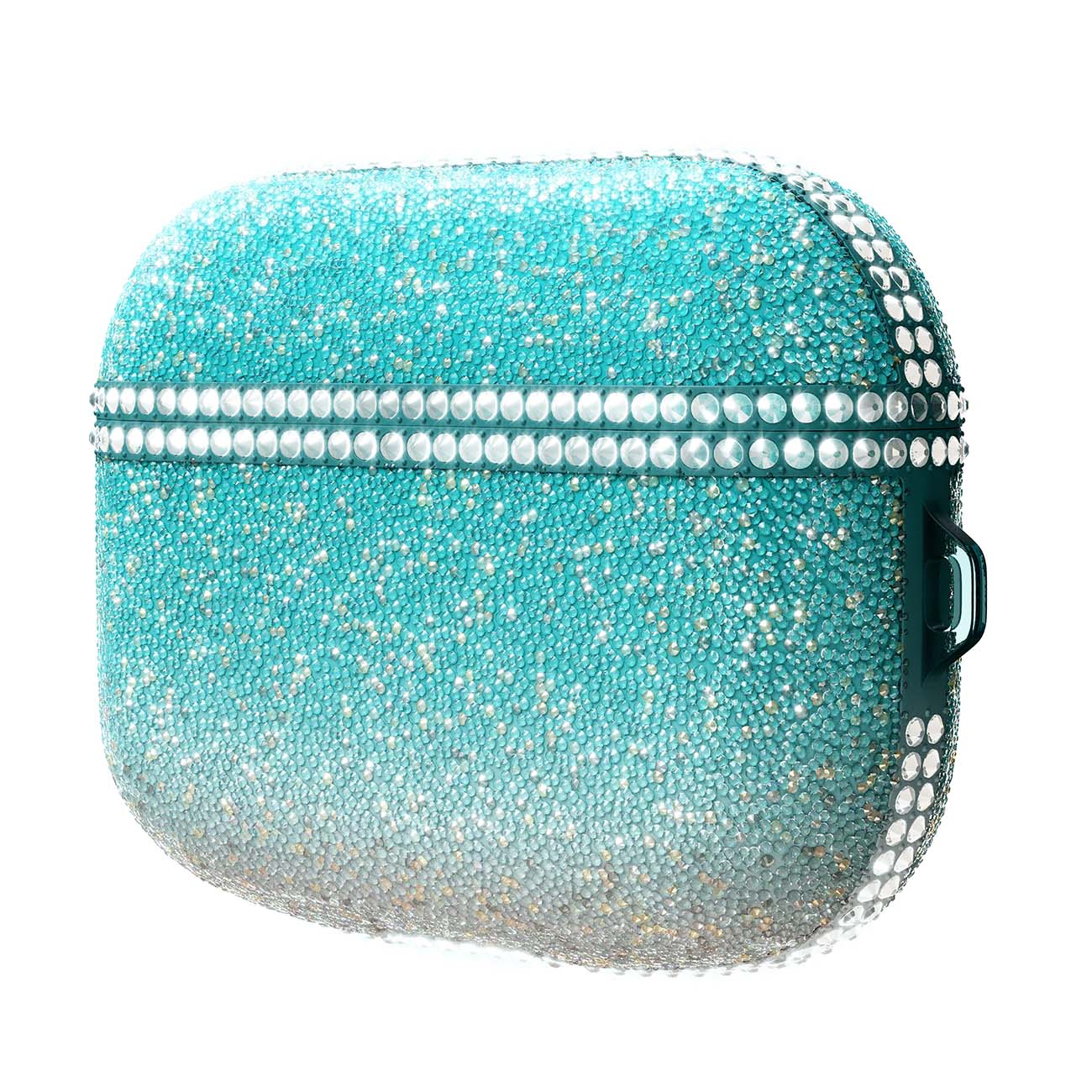 Чехол Red Line для кейса AirPods Pro со стразами тиффани