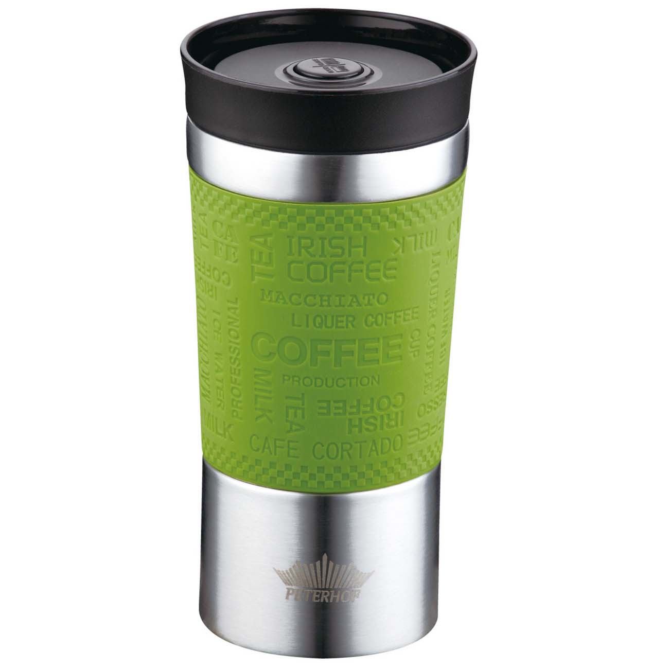 Термокружка Peterhof 0,4л Green PH-12438