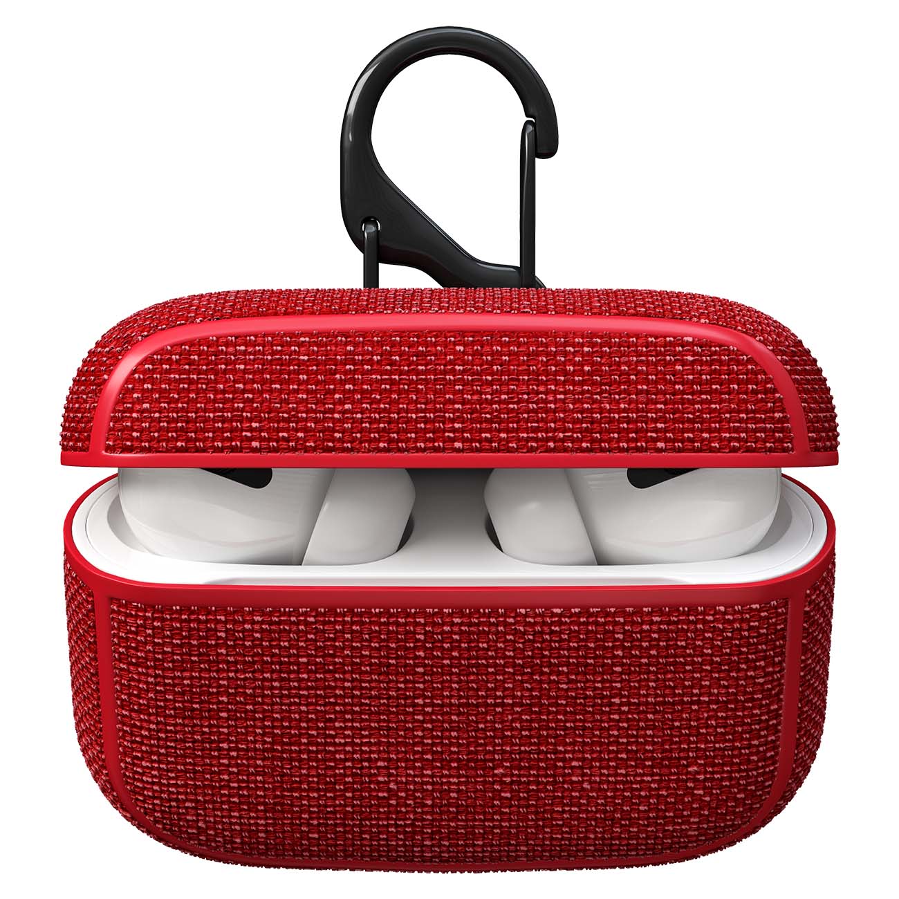 Чехол для кейса Red Line AirPods Pro, текстиль, красный