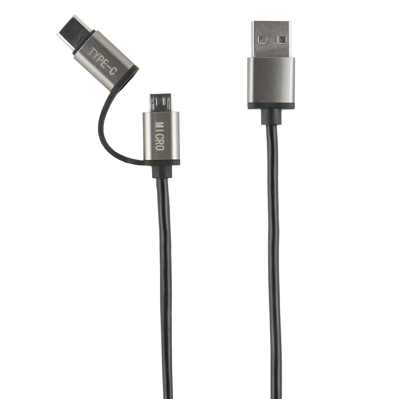 Кабель для смартфона Red Line USB - micro USB+Type-C, черный фото