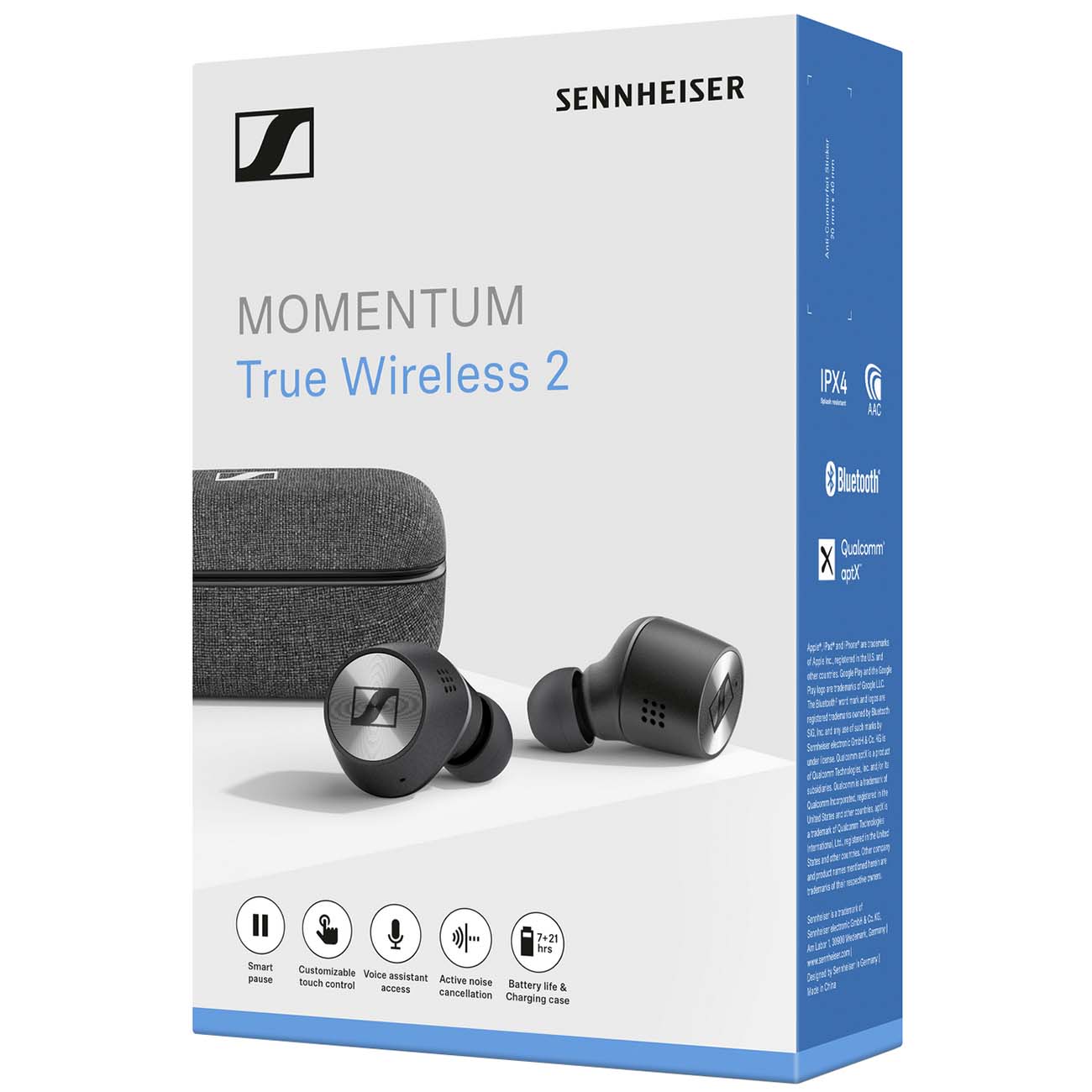 Наушники True Wireless Sennheiser M3IETW2 черный
