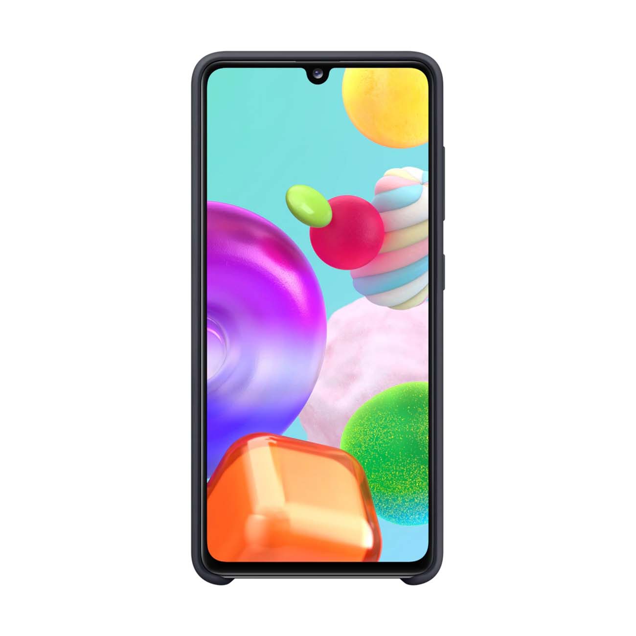 Чехол Samsung Silicone Cover A41 черный (EF-PA415TBEGRU)