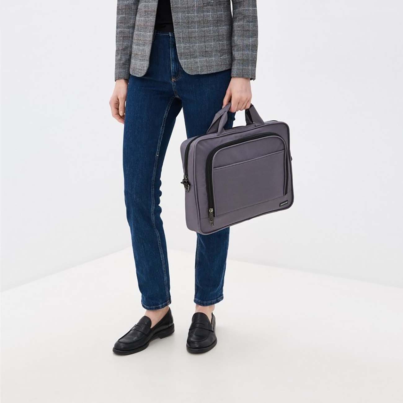 Кейс для ноутбука Cross Case CC15-004 серый