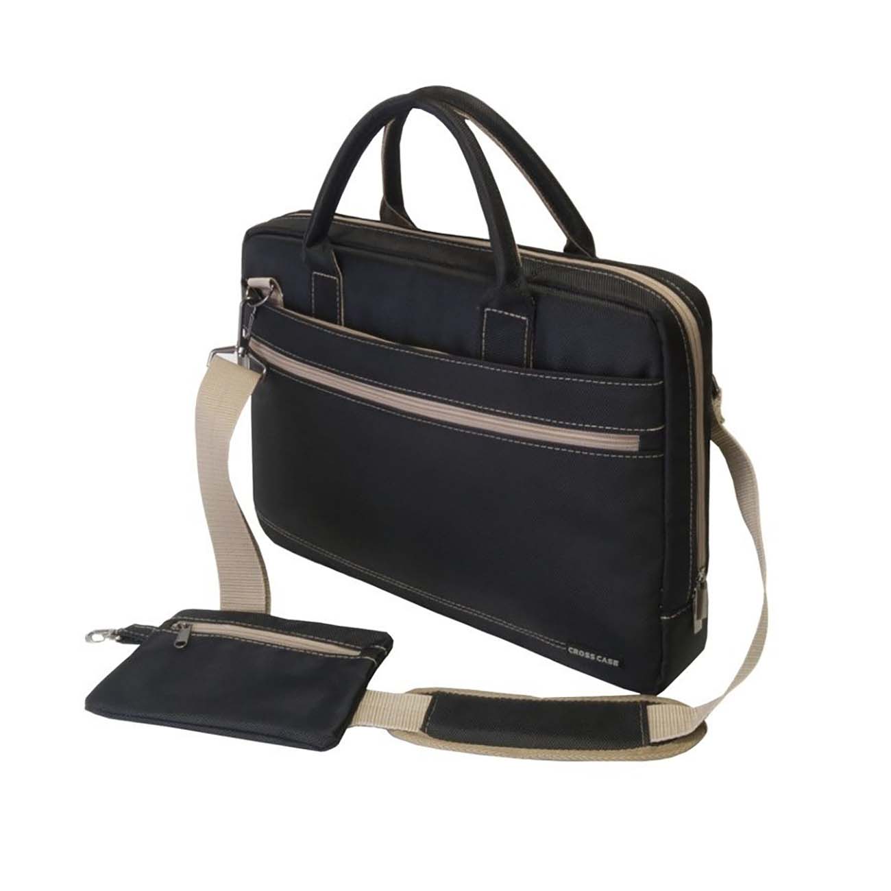 Кейс для ноутбука Cross Case CC15-012 Black/бежевый